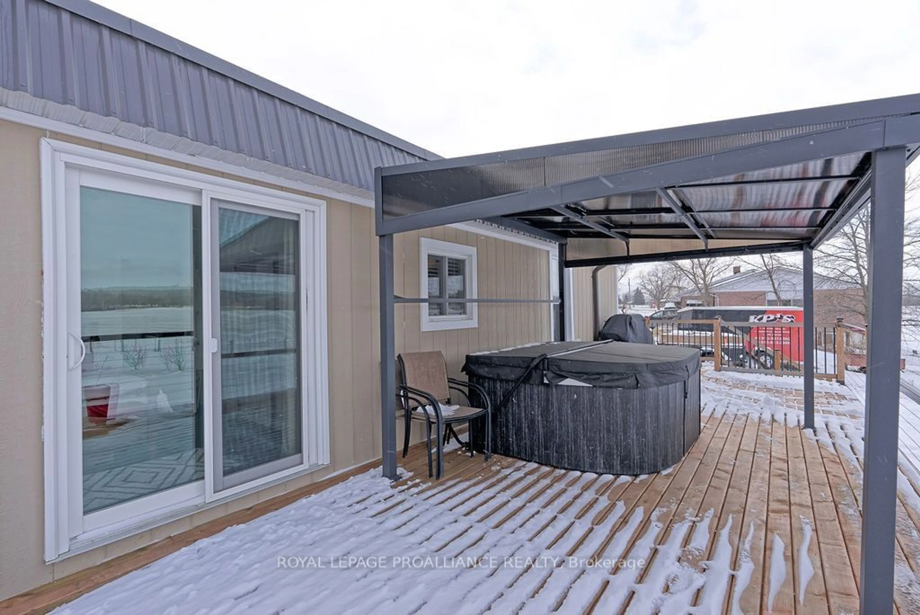 Patio, water/lake/river/ocean view for 410 Grills Rd, Quinte West Ontario K8N 4Z5