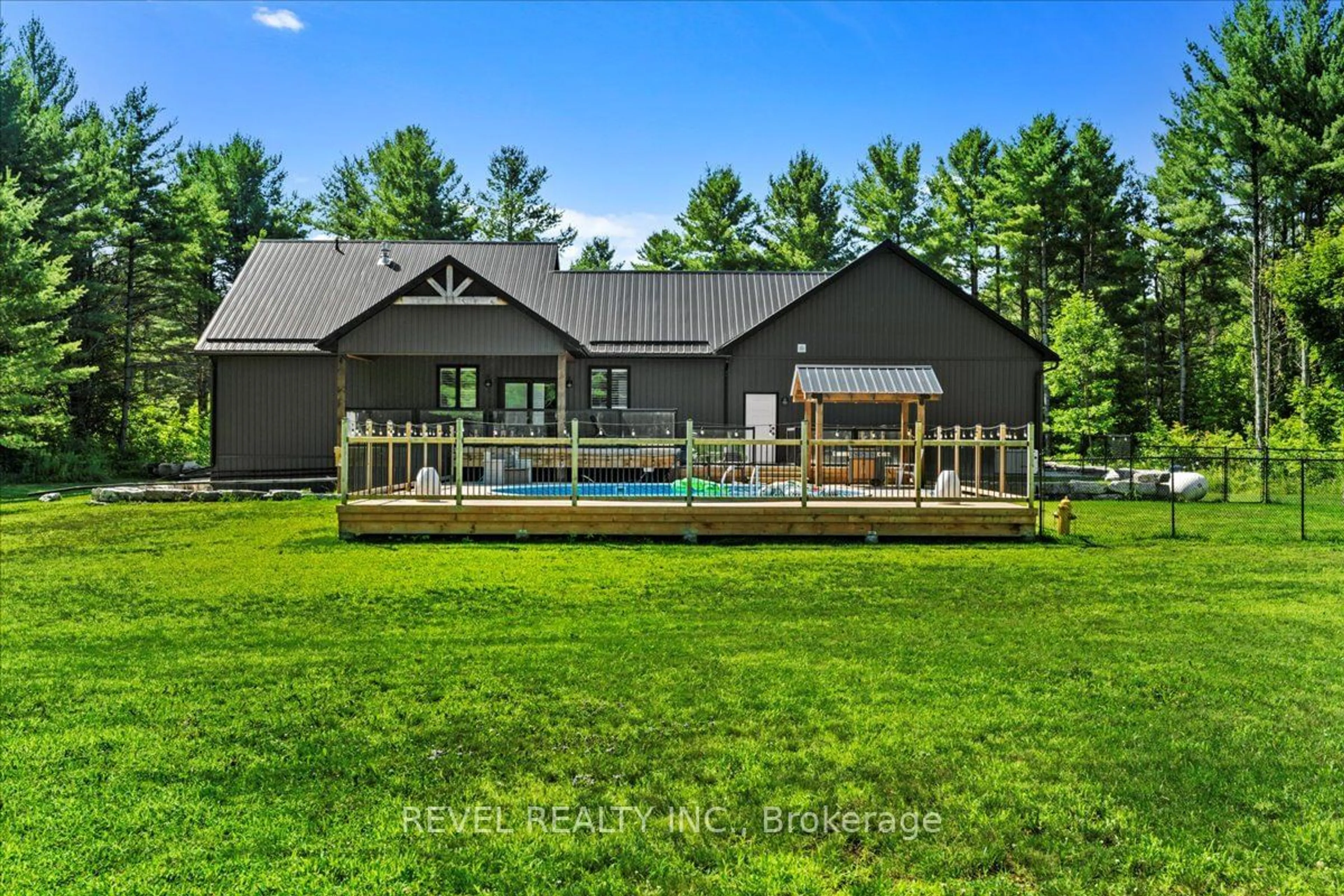 A pic from outside/outdoor area/front of a property/back of a property/a pic from drone, water/lake/river/ocean view for 140 Centre Rd, Centre Hastings Ontario K0K 2K0