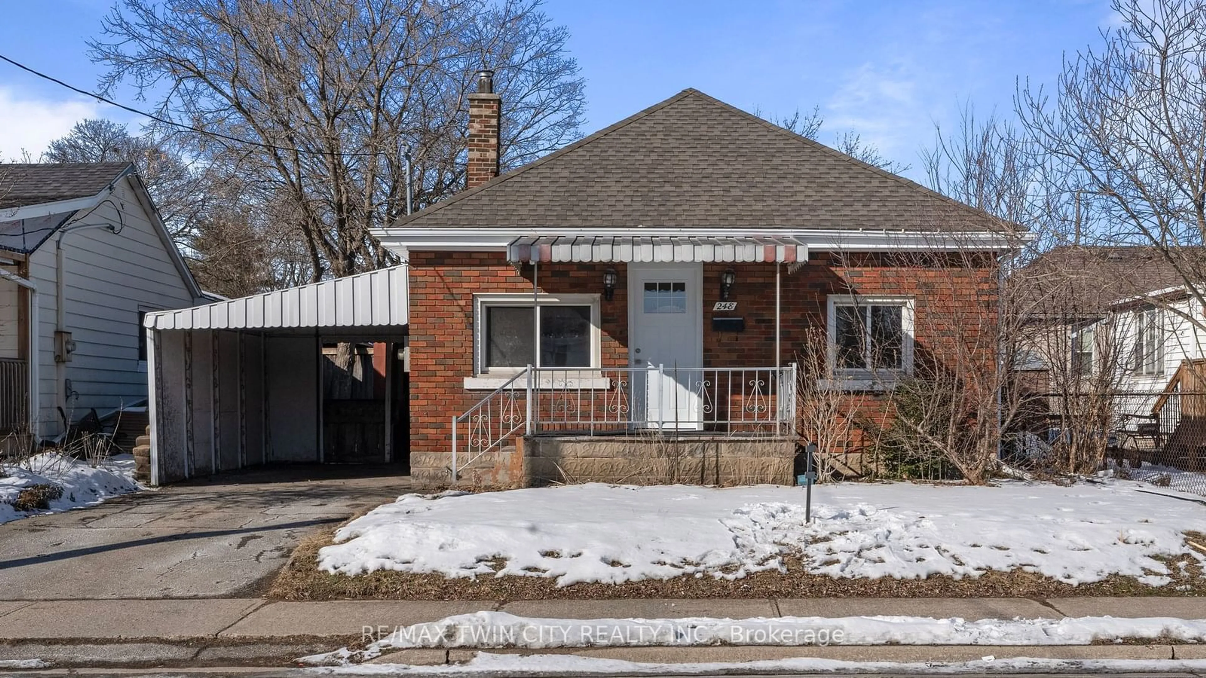 Home with brick exterior material, street for 248 Sydenham St, Brantford Ontario N3R 3Z8