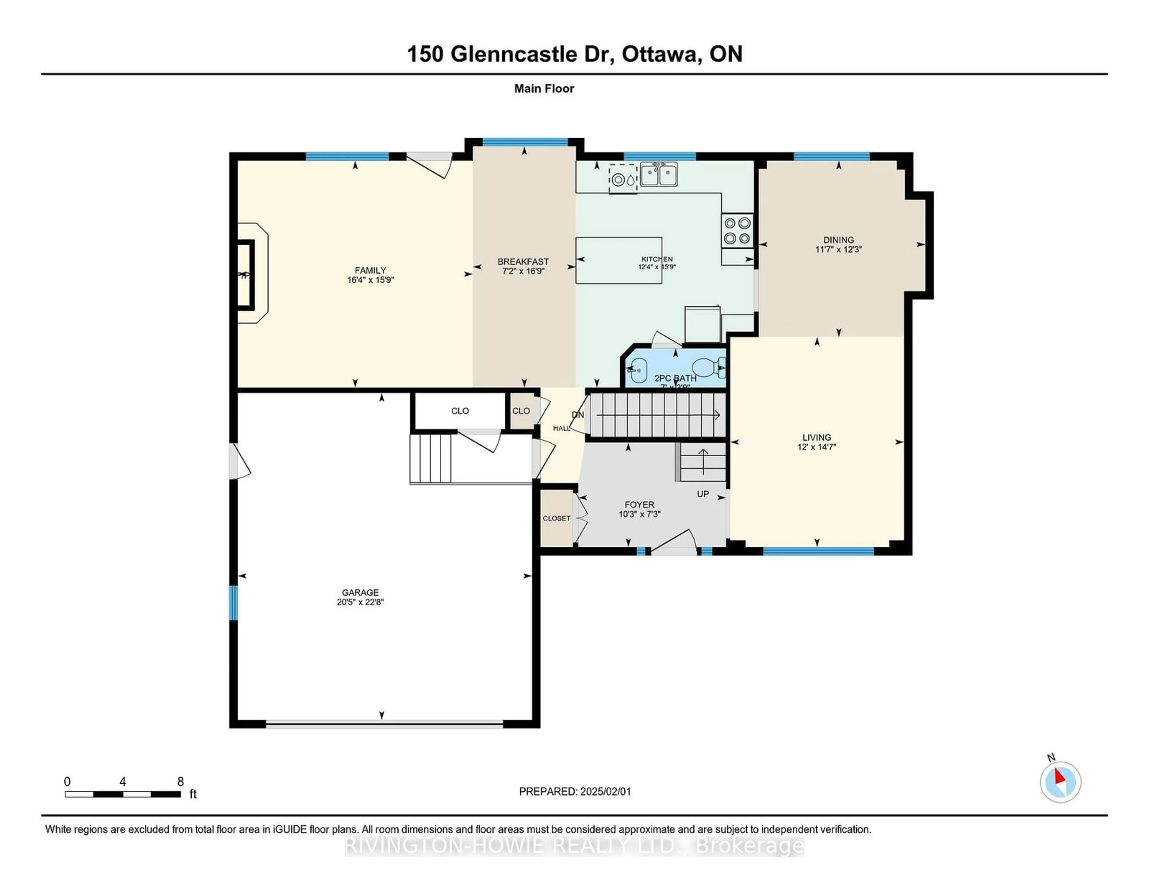 Floor plan for 150 Glenncastle Dr, Carp - Huntley Ward Ontario K0A 1L0