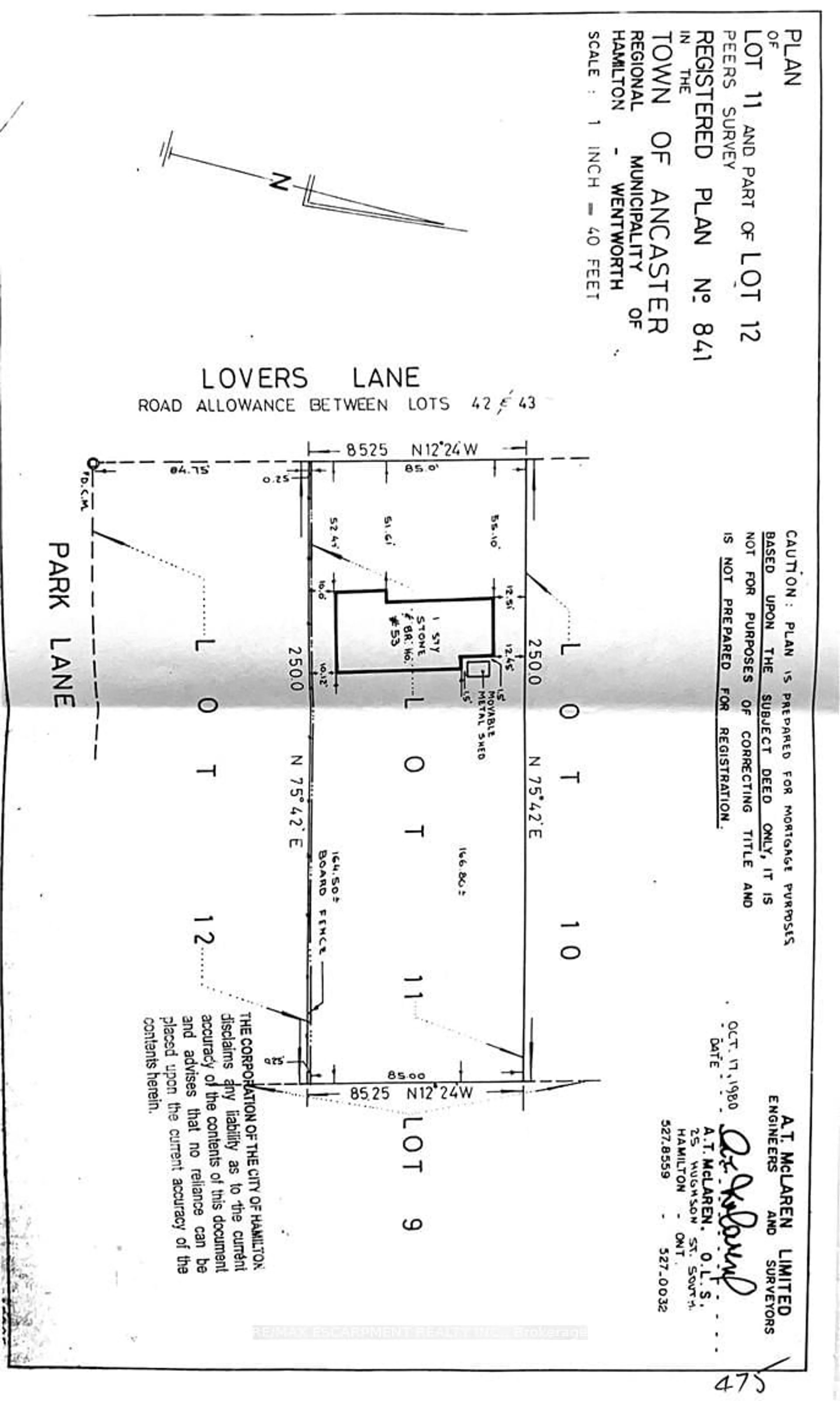 Floor plan for 53 LOVERS Lane, Hamilton Ontario L9G 1G5