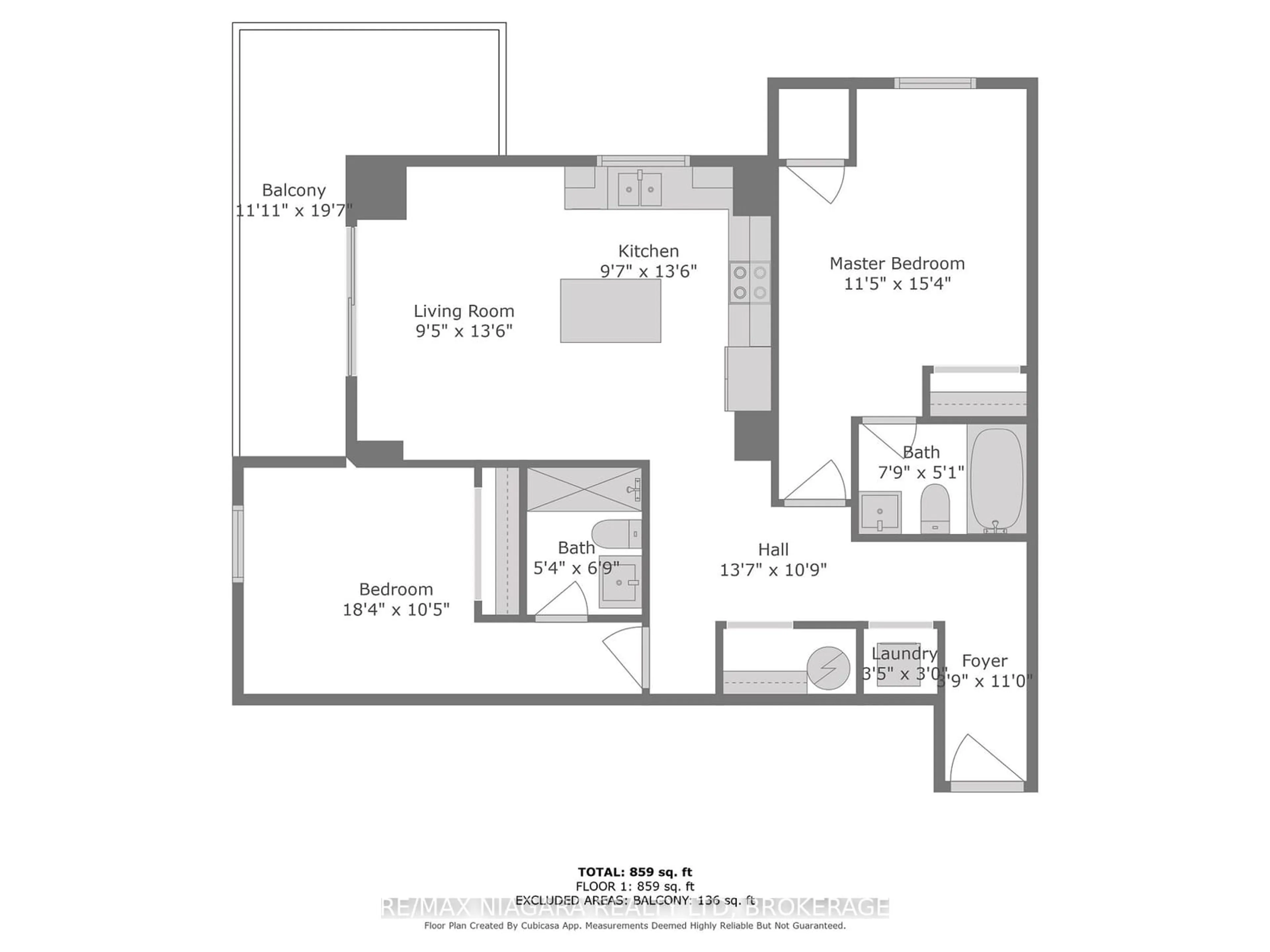 Floor plan for 118 WEST St #101, Port Colborne Ontario L3K 0B9