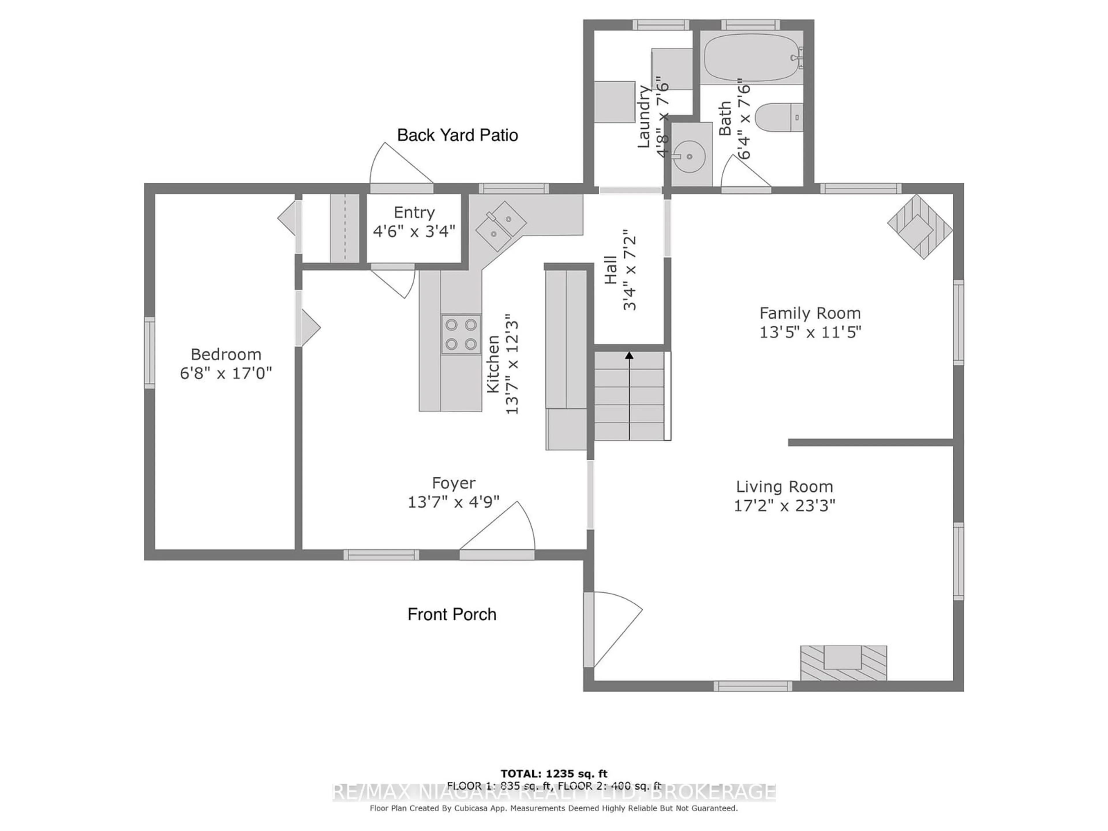 Floor plan for 41701 Mill Race Rd, Wainfleet Ontario L0S 1V0