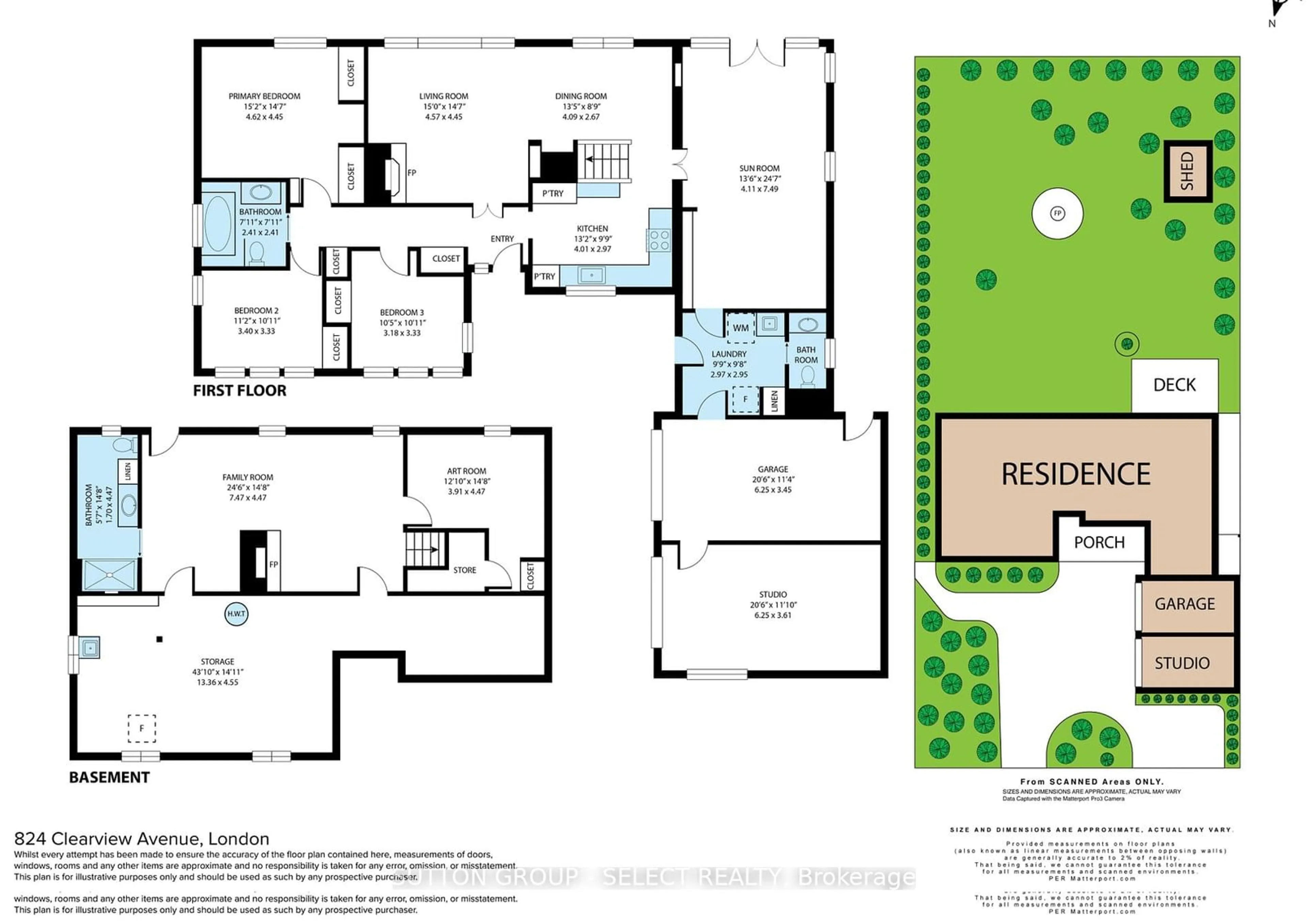 Floor plan for 824 Clearview Ave, London Ontario N6H 2N2