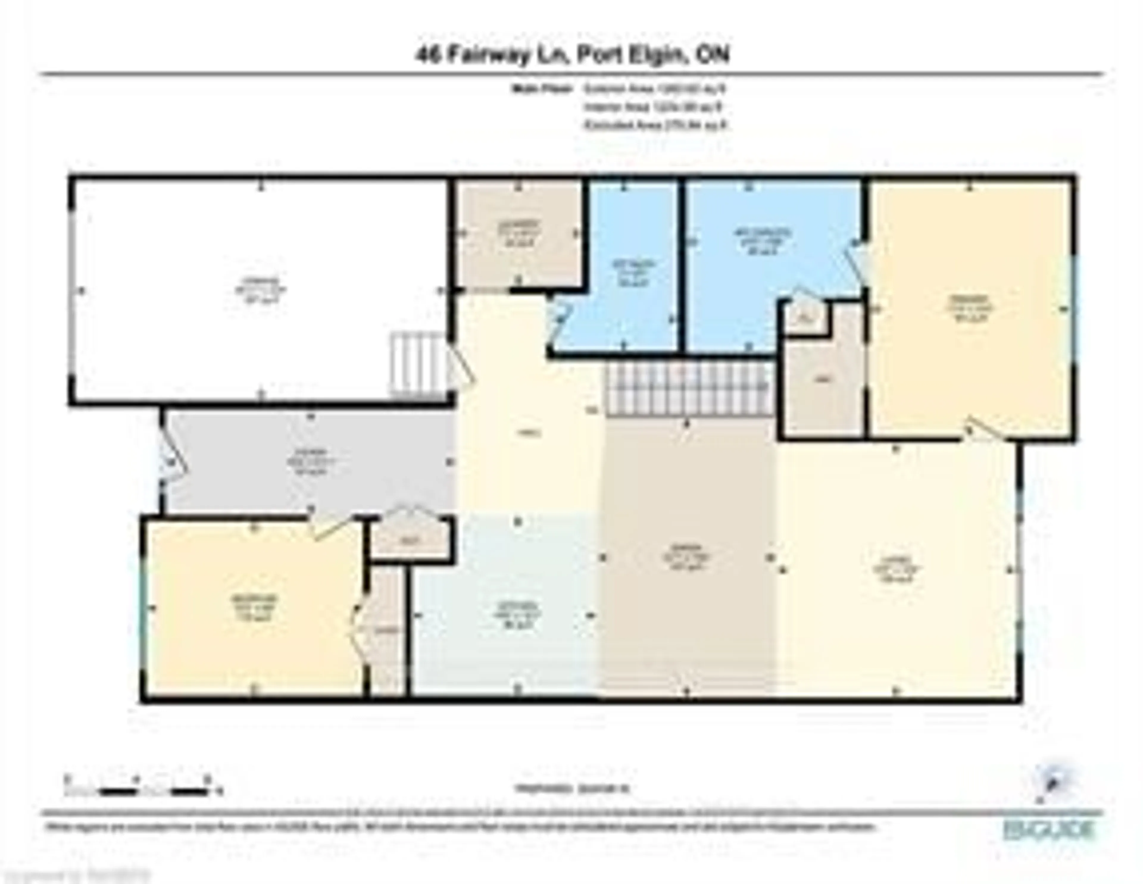 Floor plan for 46 FAIRWAY Lane #34, Saugeen Shores Ontario N0H 2C3