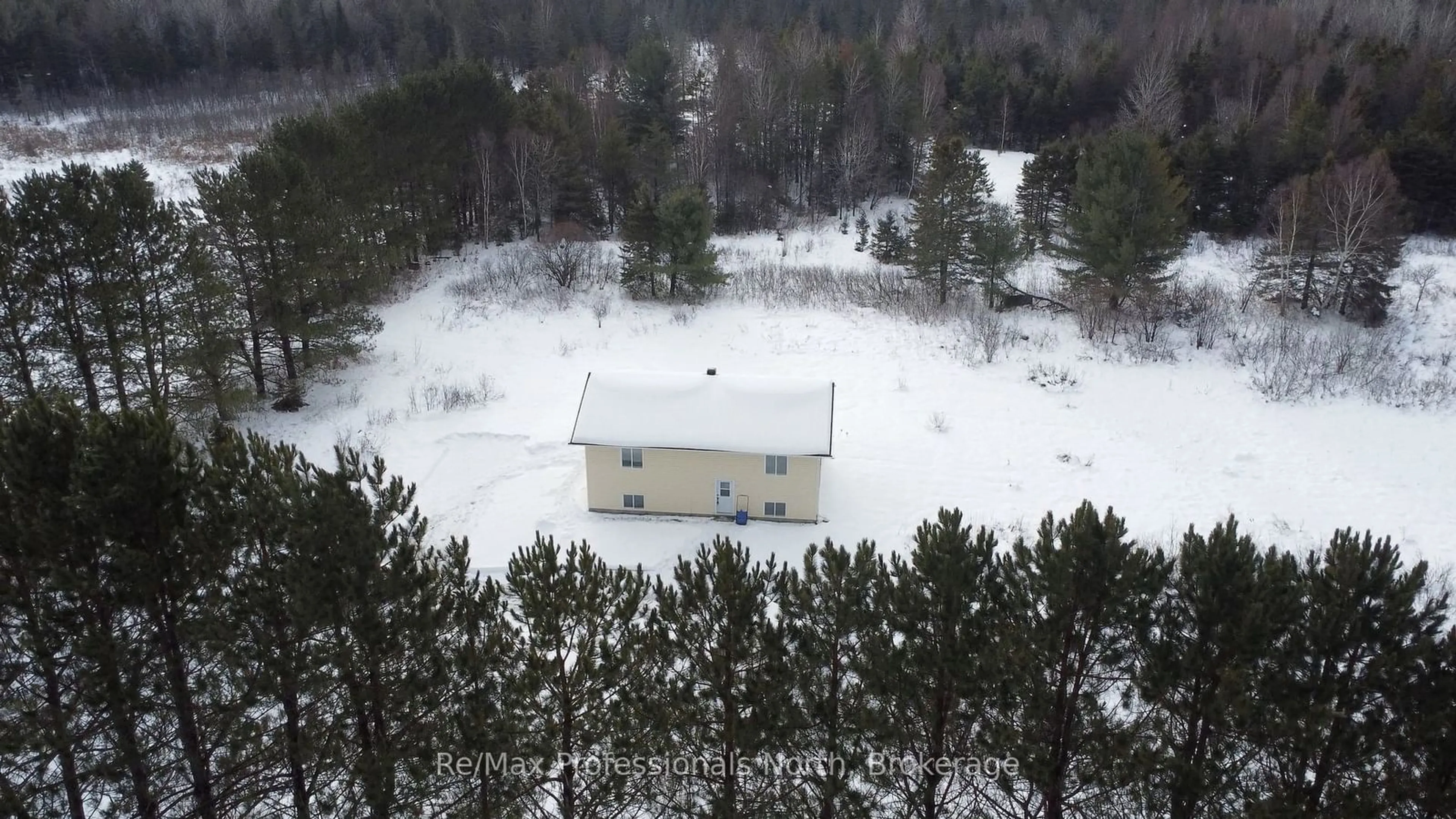 A pic from outside/outdoor area/front of a property/back of a property/a pic from drone, building for 46 Laurin Rd, West Nipissing Ontario P0H 2M0