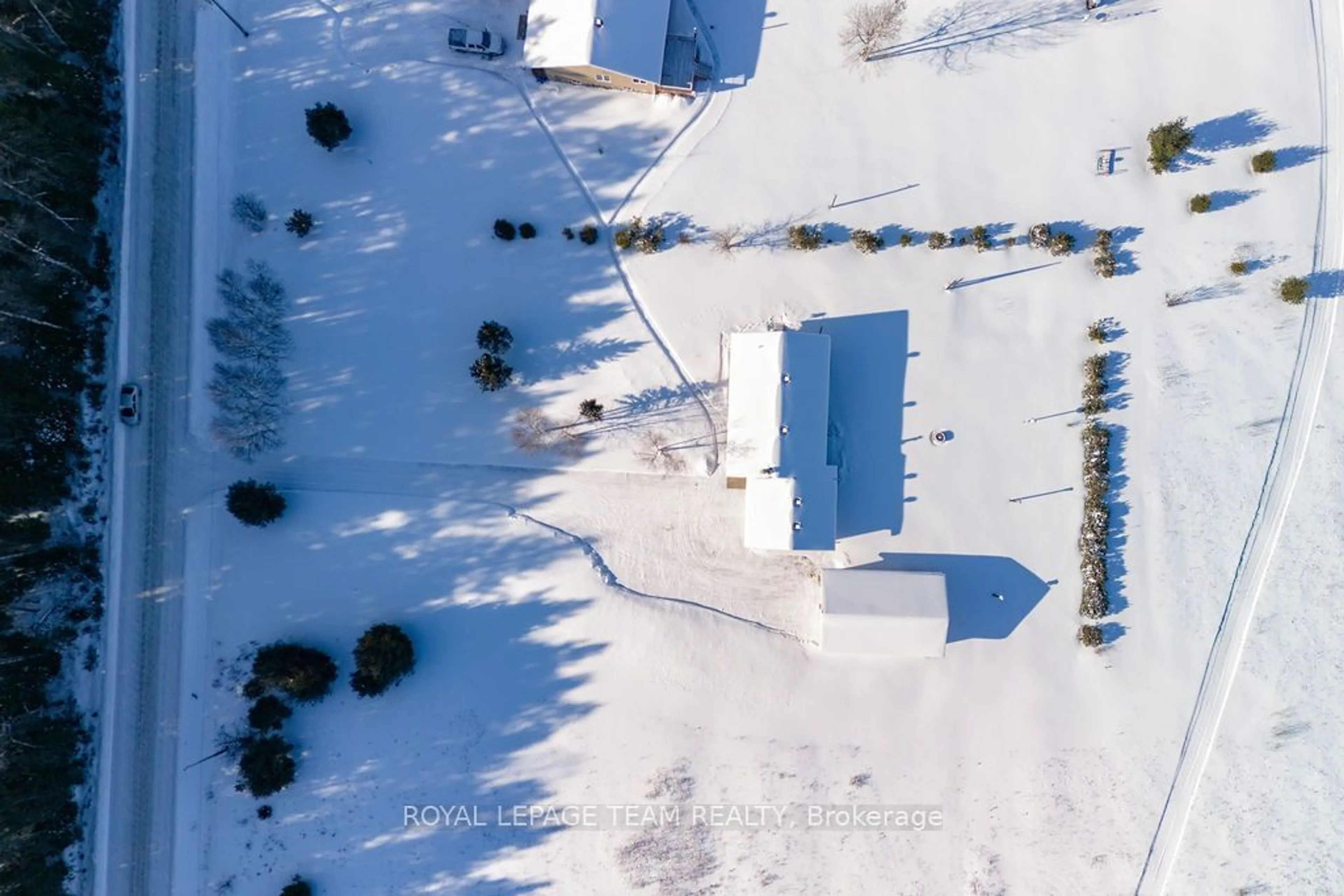 A pic from outside/outdoor area/front of a property/back of a property/a pic from drone, street for 48 Pioneer Rd, Madawaska Valley Ontario K0J 1B0