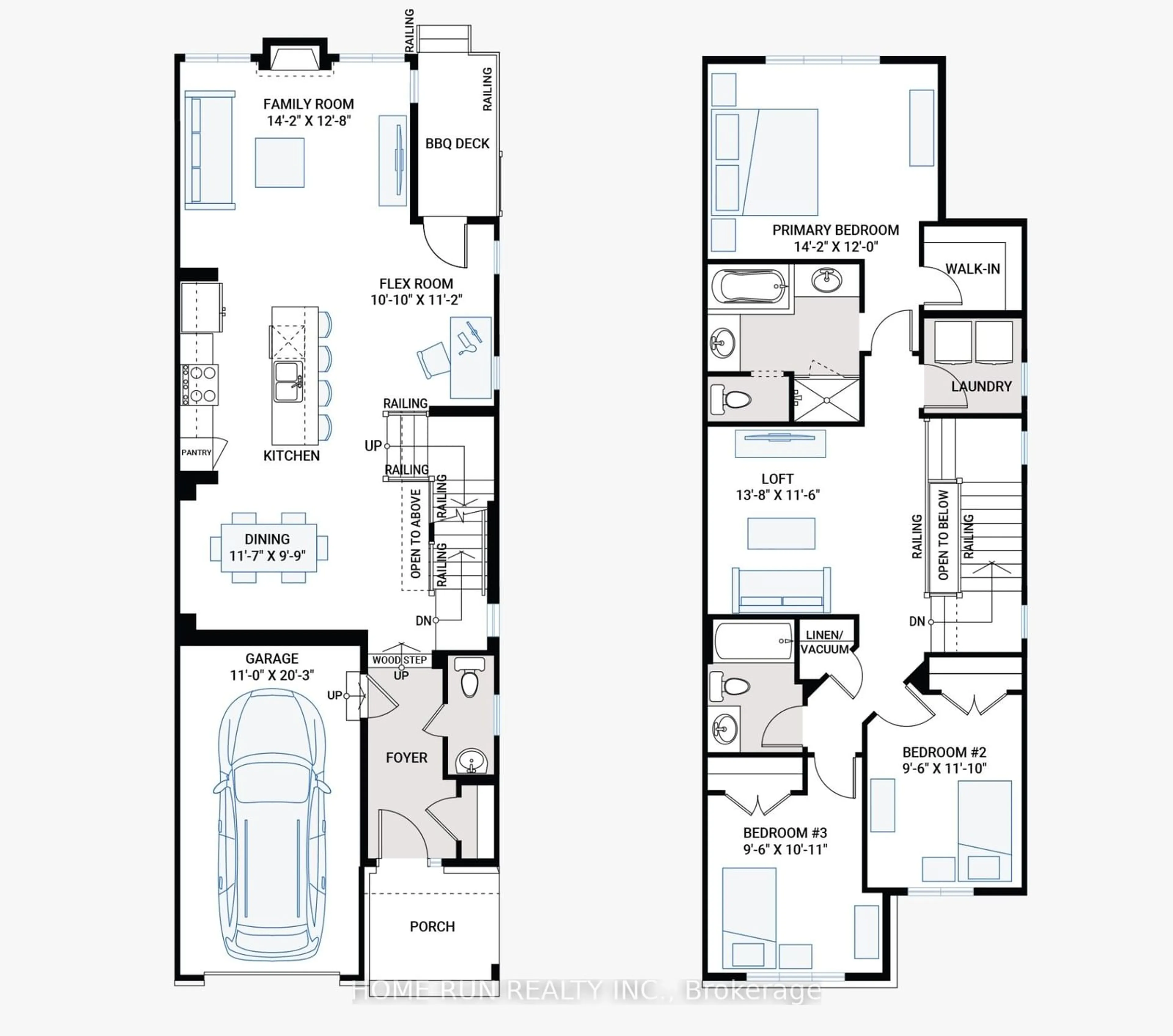 Floor plan for 848 PASEANA Pl, Kanata Ontario K2V 0P7