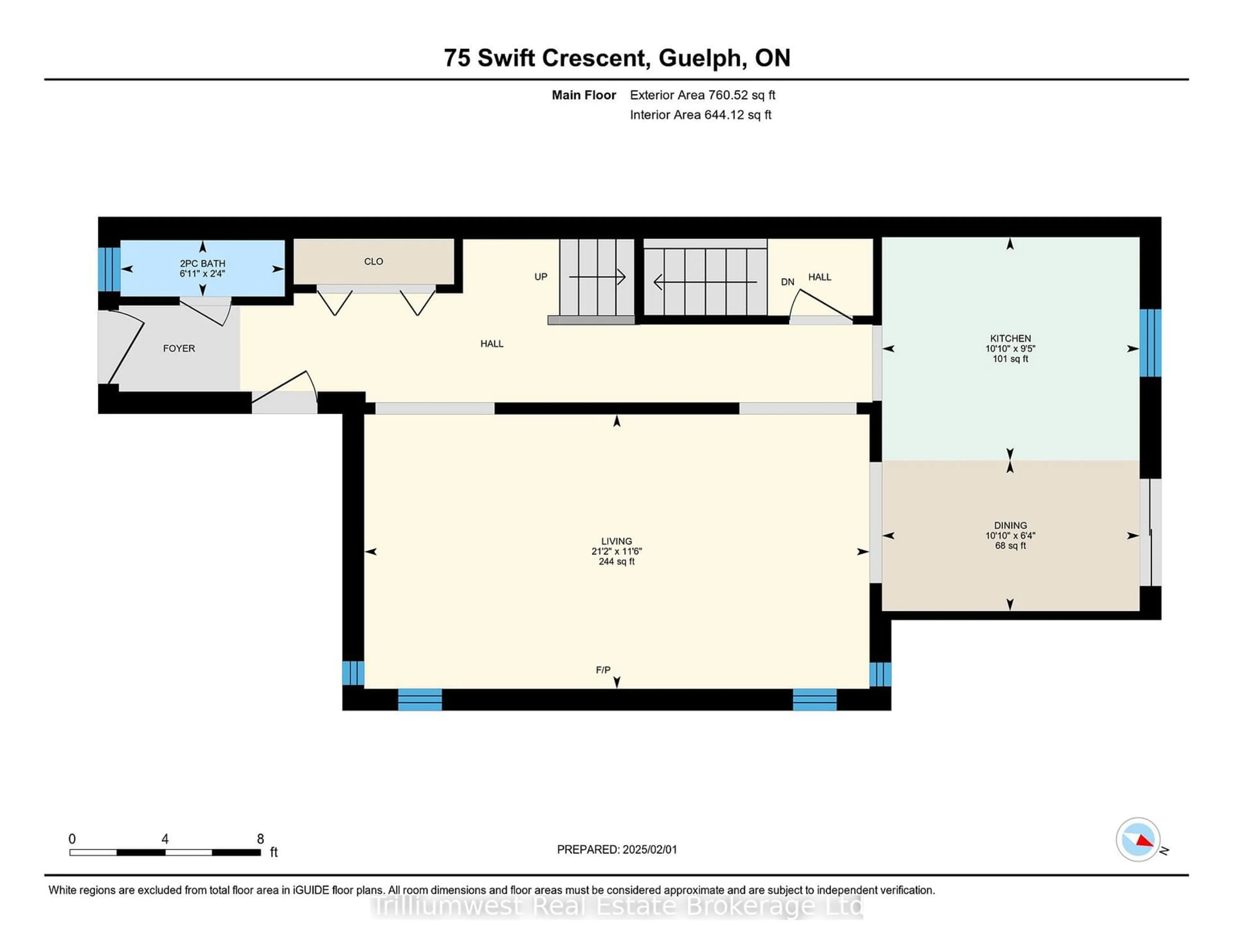 Floor plan for 75 Swift Cres, Guelph Ontario N1E 7J1