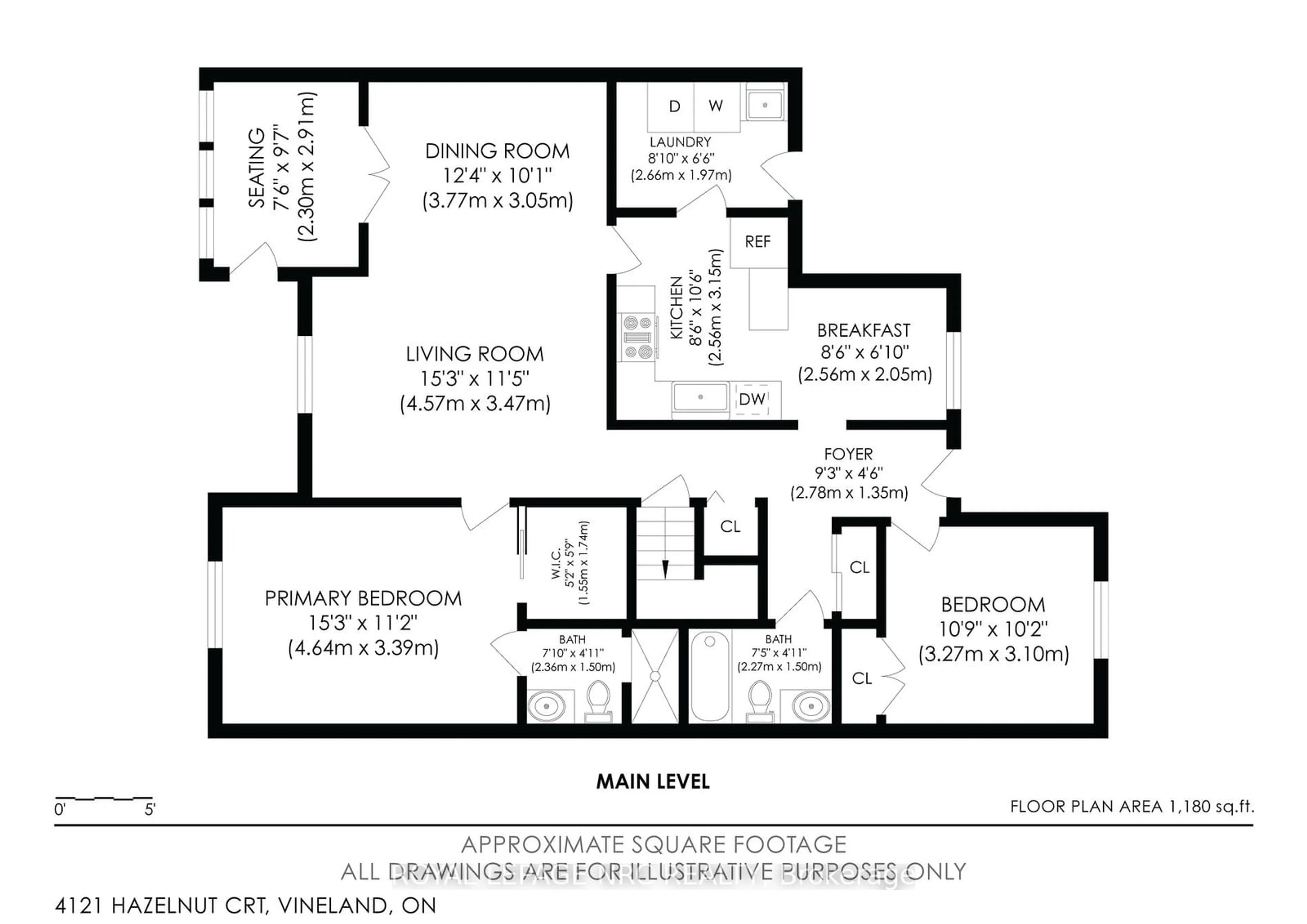 Floor plan for 4121 Hazelnut Crt #4, Lincoln Ontario L0R 2E0