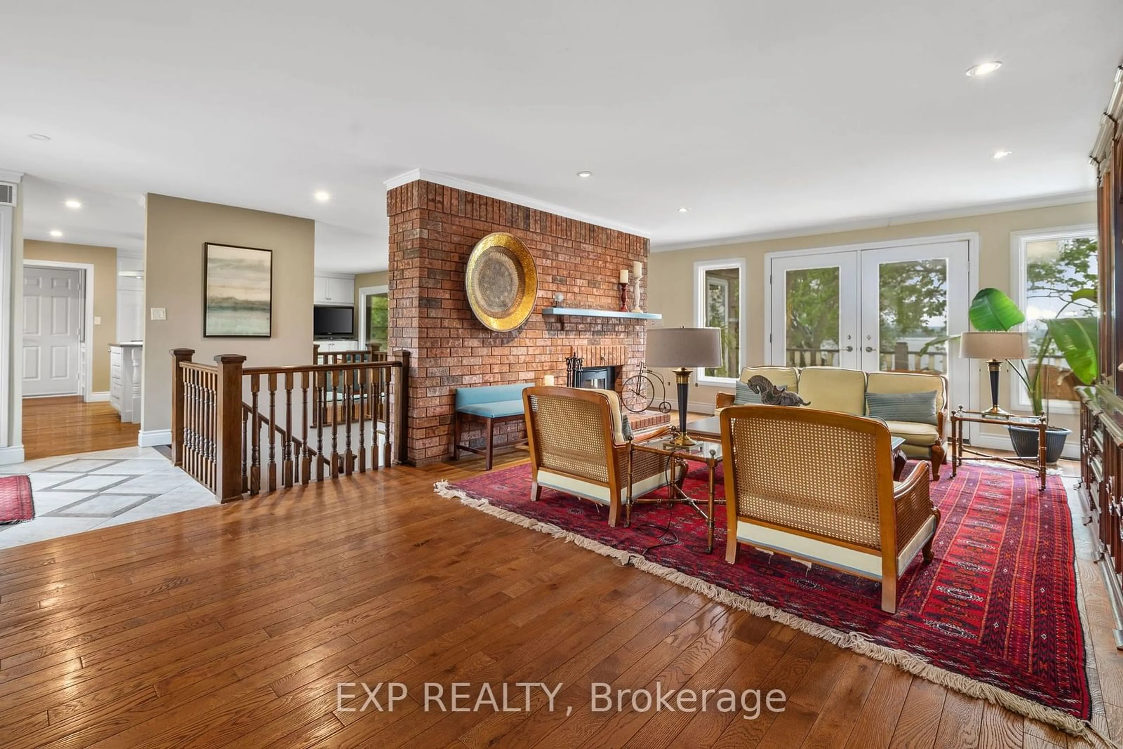 Living room with furniture, ceramic/tile floor for 3710 County Rd 3, Prince Edward County Ontario K0K 1L0