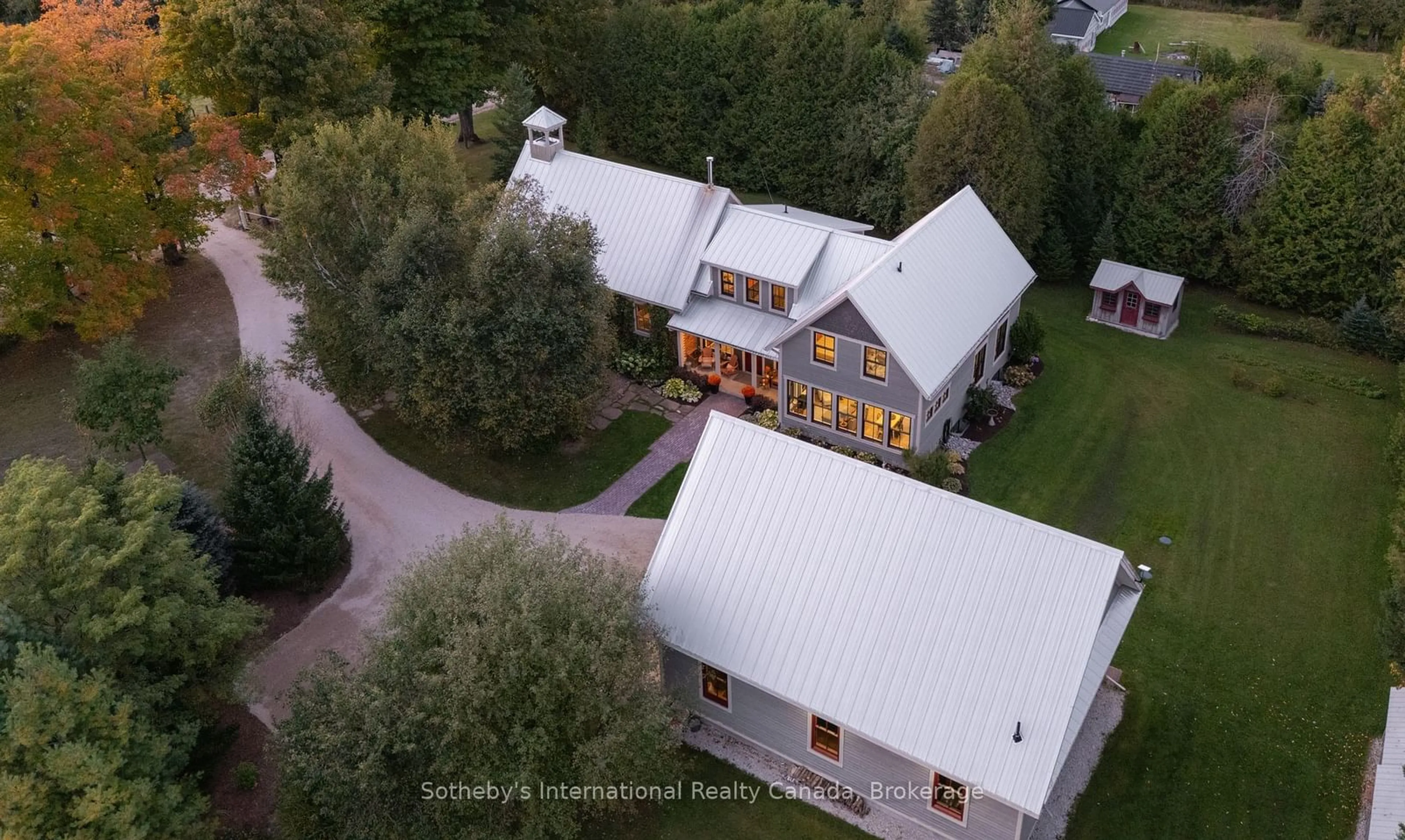 A pic from outside/outdoor area/front of a property/back of a property/a pic from drone, unknown for 553763 ROAD 55, Grey Highlands Ontario N0C 1J0