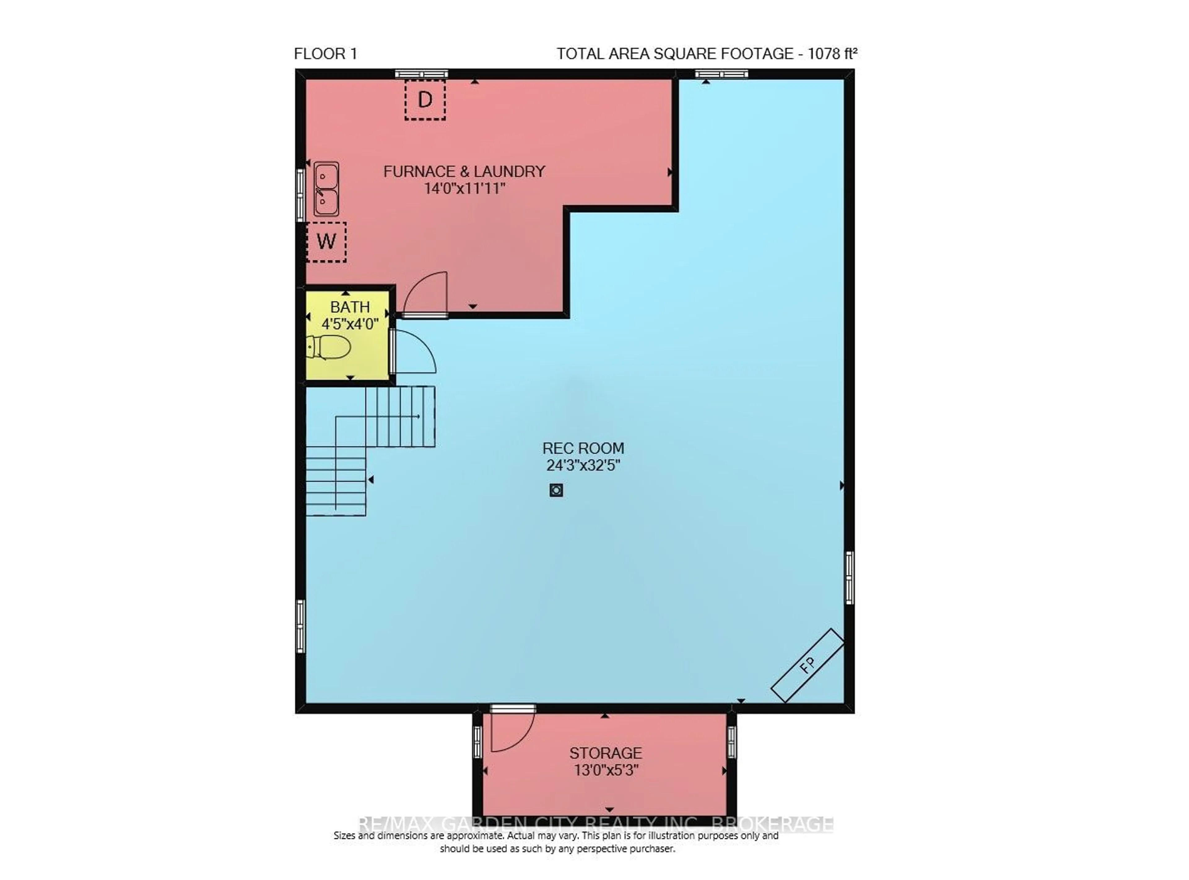 Floor plan for 157 ST GEORGE St, Welland Ontario L3C 5N9