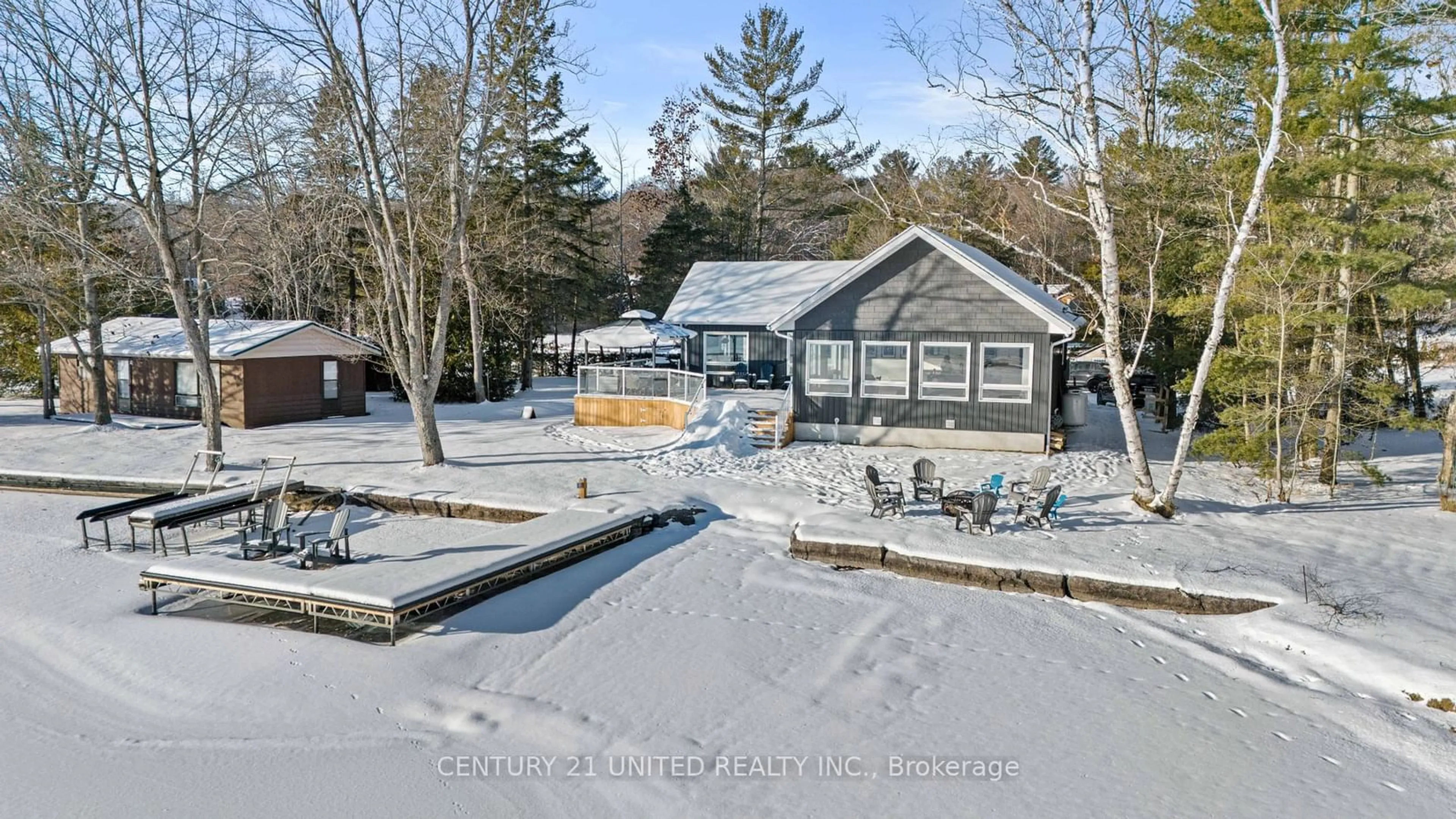 A pic from outside/outdoor area/front of a property/back of a property/a pic from drone, unknown for 24 Henry St, Galway-Cavendish and Harvey Ontario K0L 1J0