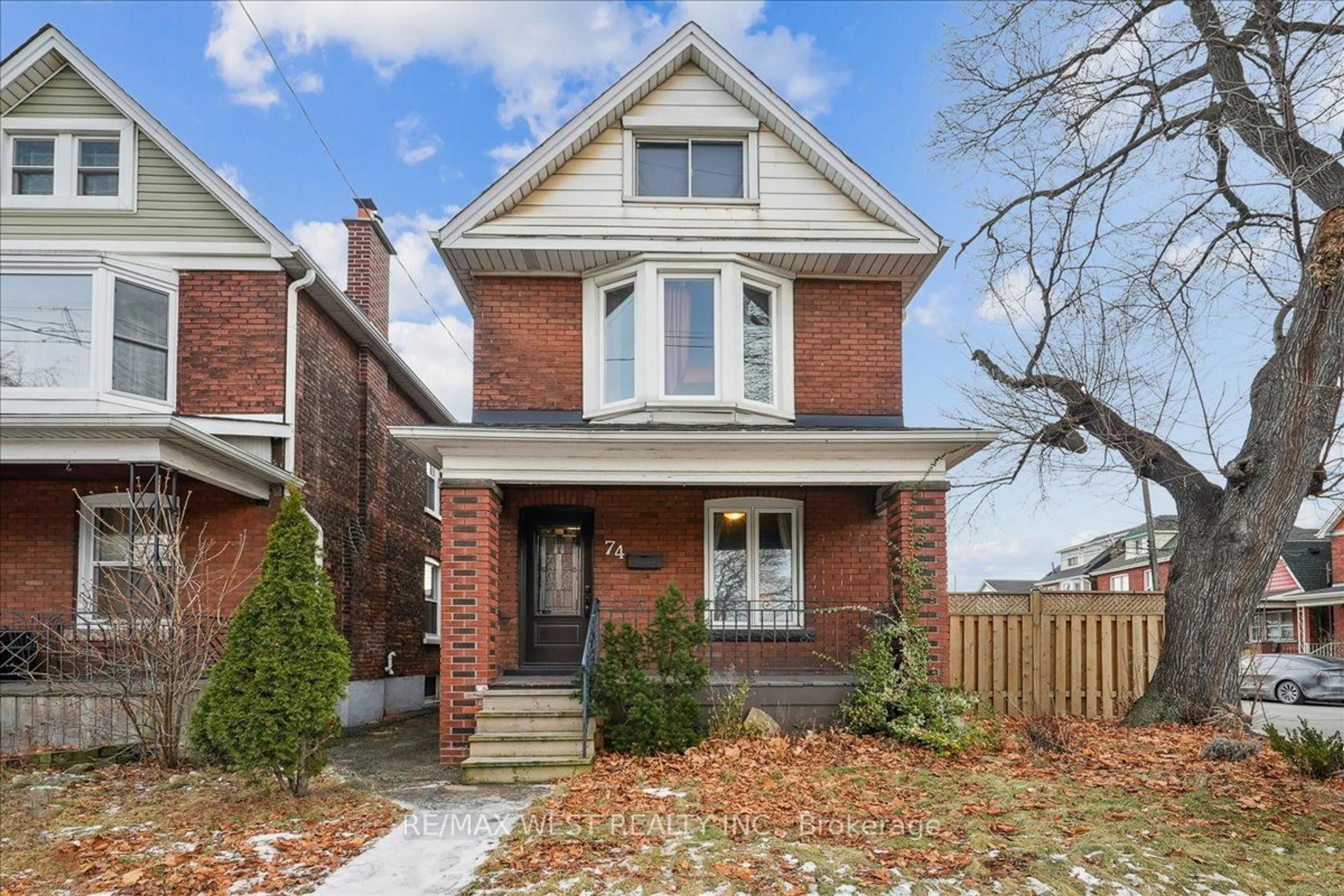 Home with brick exterior material, street for 74 Beechwood Ave, Hamilton Ontario L8L 2S6