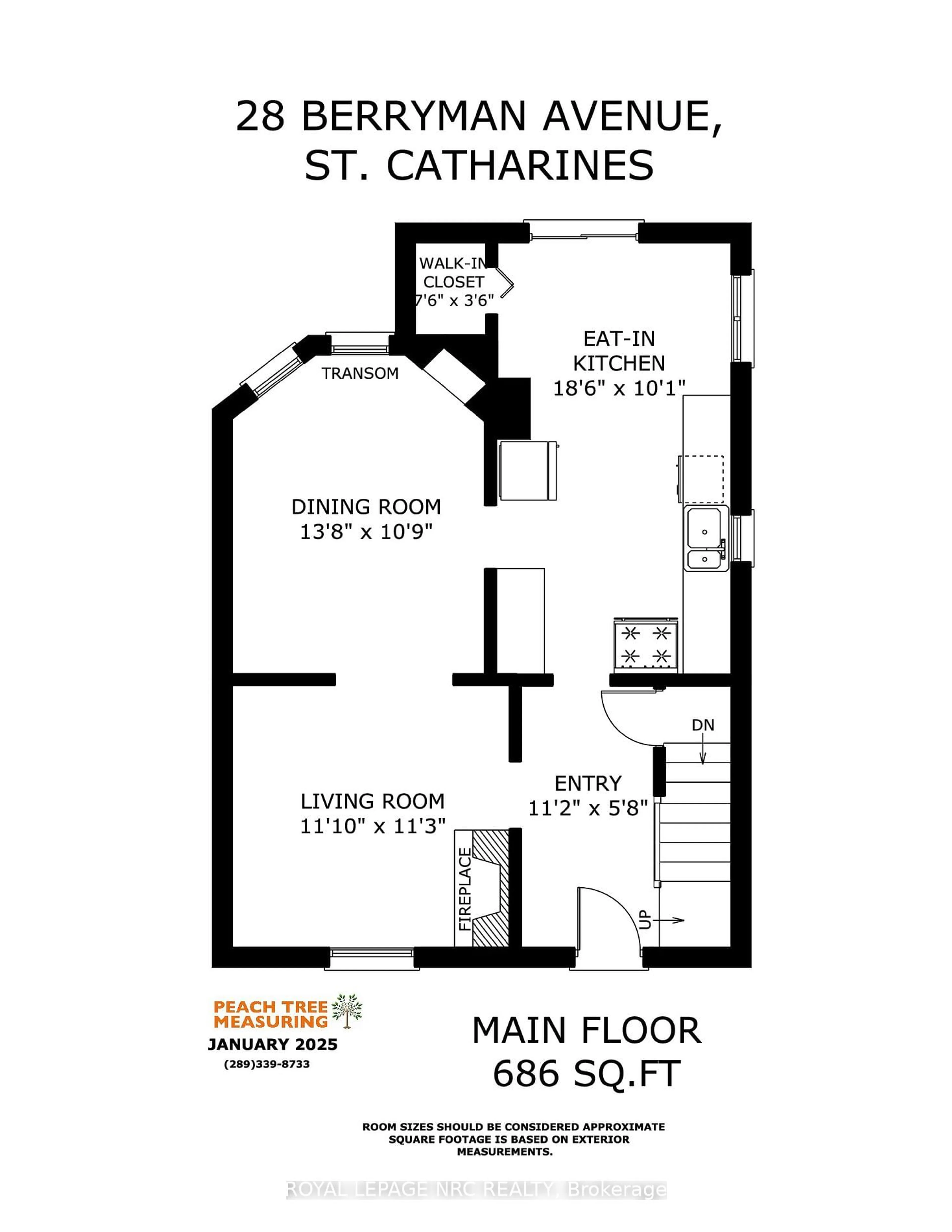 Floor plan for 28 Berryman Ave, St. Catharines Ontario L2R 3W9