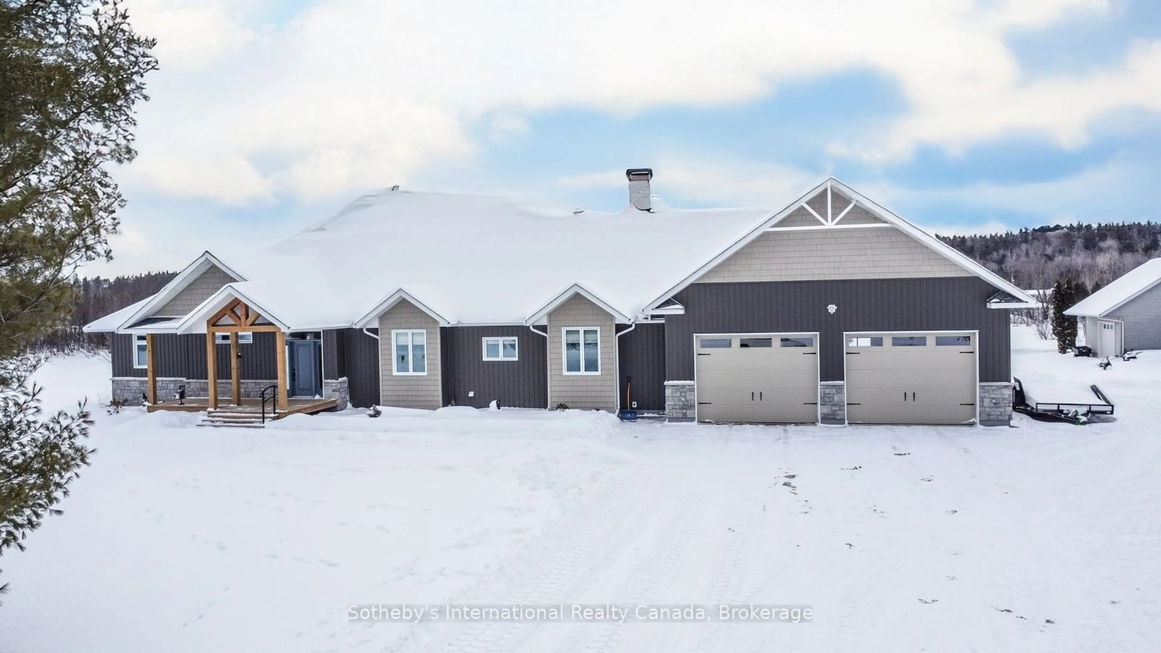 A pic from outside/outdoor area/front of a property/back of a property/a pic from drone, street for 1210 RIVER Rd, Sables-Spanish Rivers Ontario P0P 1P0