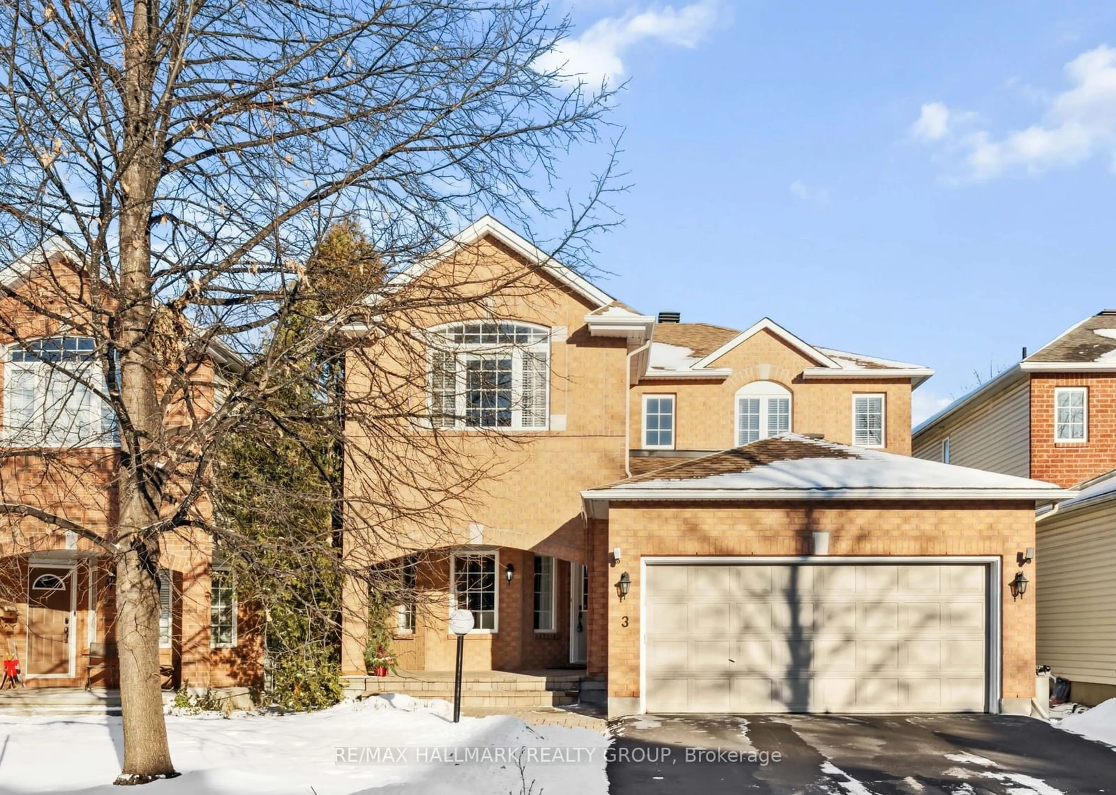 Home with brick exterior material, street for 3 North Harrow Dr, Barrhaven Ontario K2J 4V6