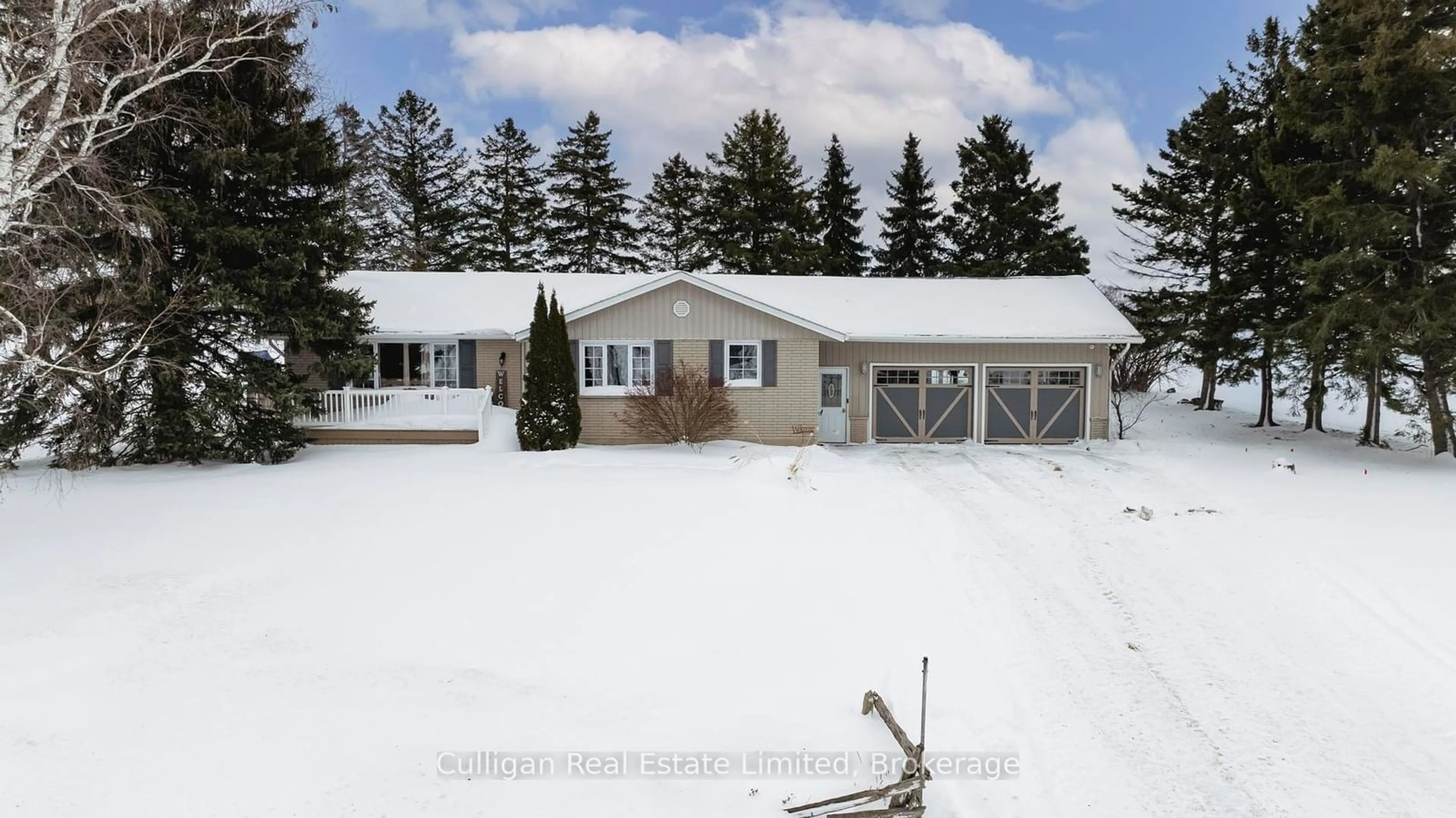 A pic from outside/outdoor area/front of a property/back of a property/a pic from drone, street for 74132 Kippen Rd, Huron East Ontario N0M 2E0