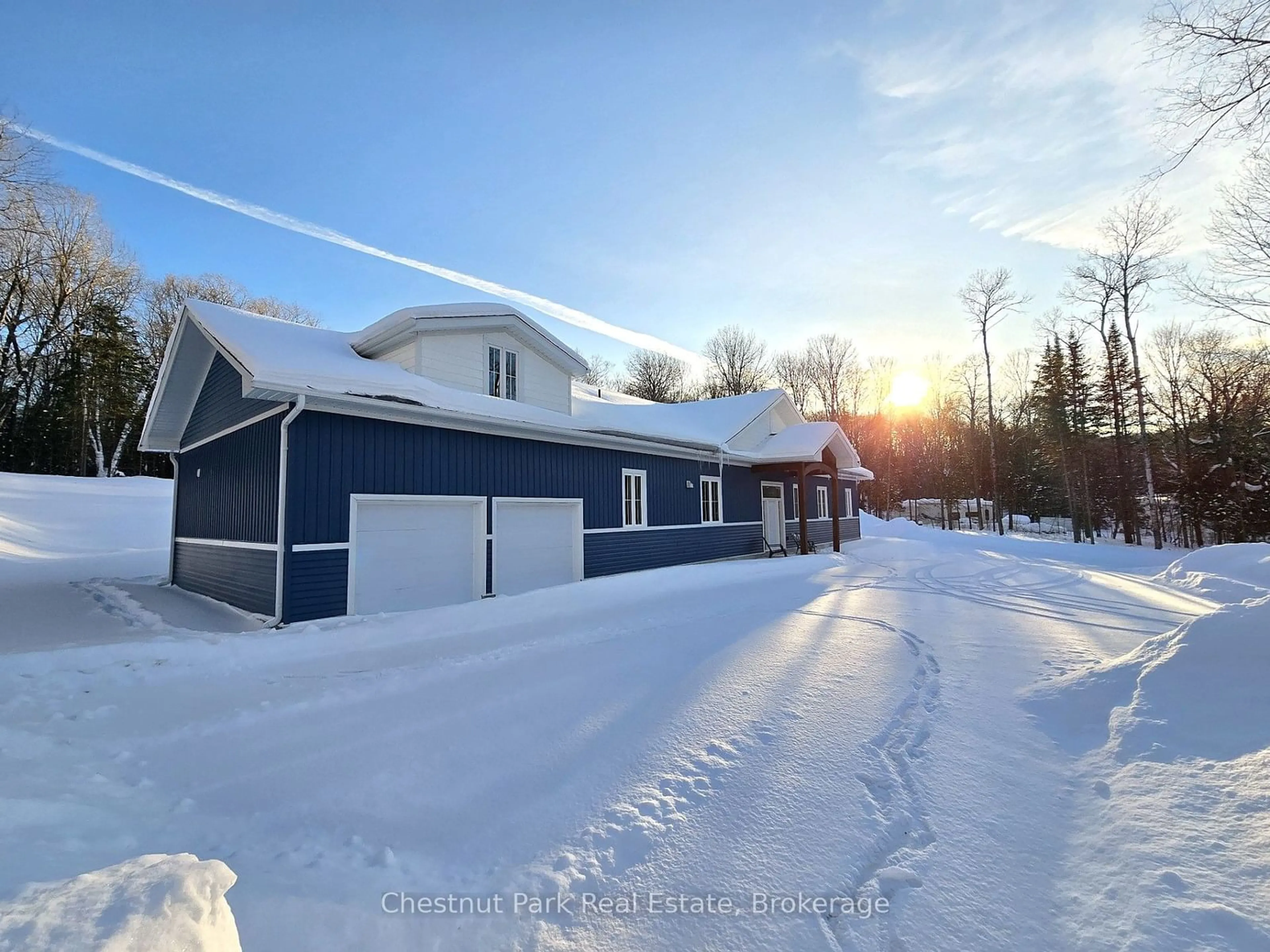 A pic from outside/outdoor area/front of a property/back of a property/a pic from drone, street for 1153 Deer Lake Rd, Perry Ontario P0A 1Z0