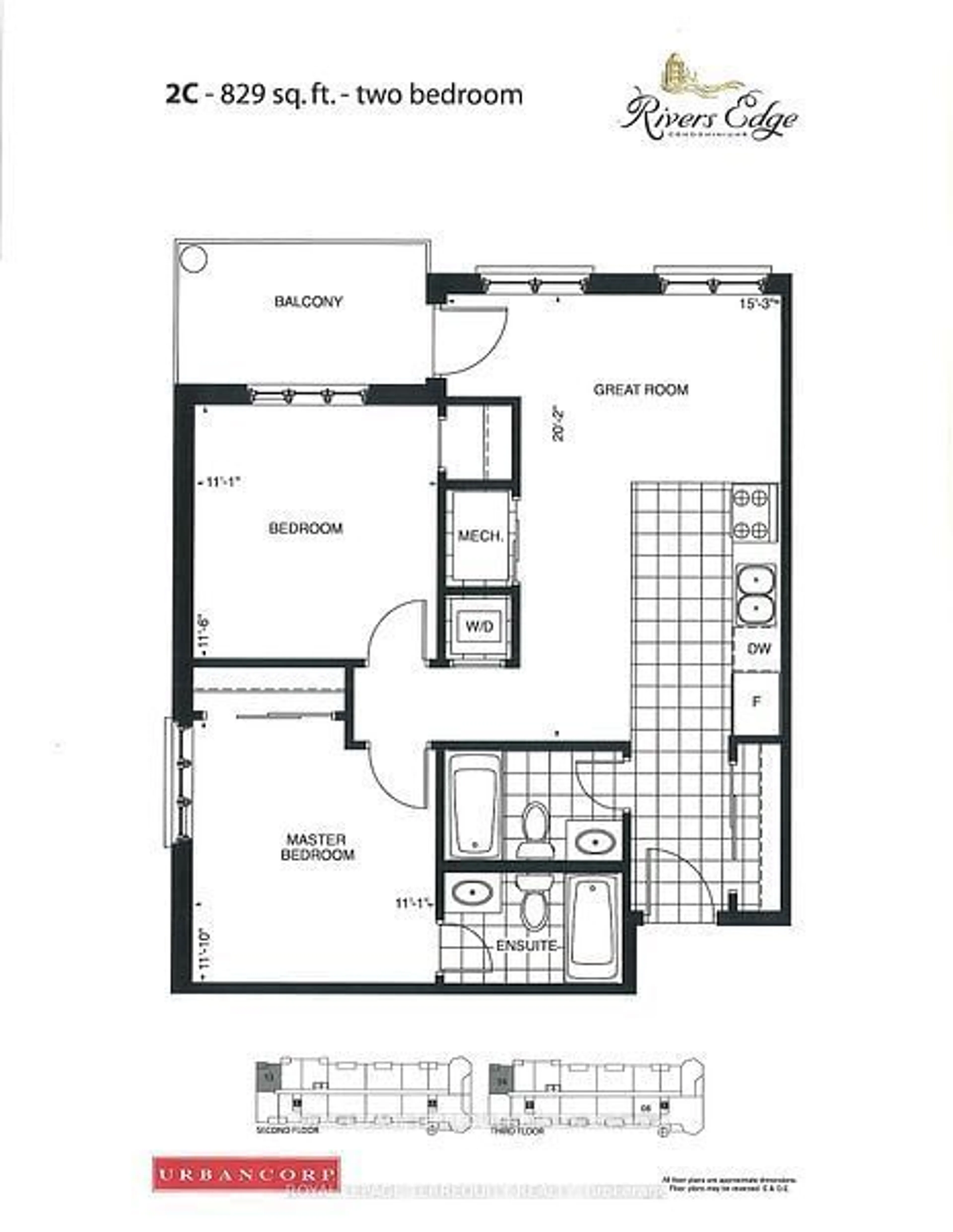 Floor plan for 50 Mill St #314, Port Hope Ontario L1A 2T2