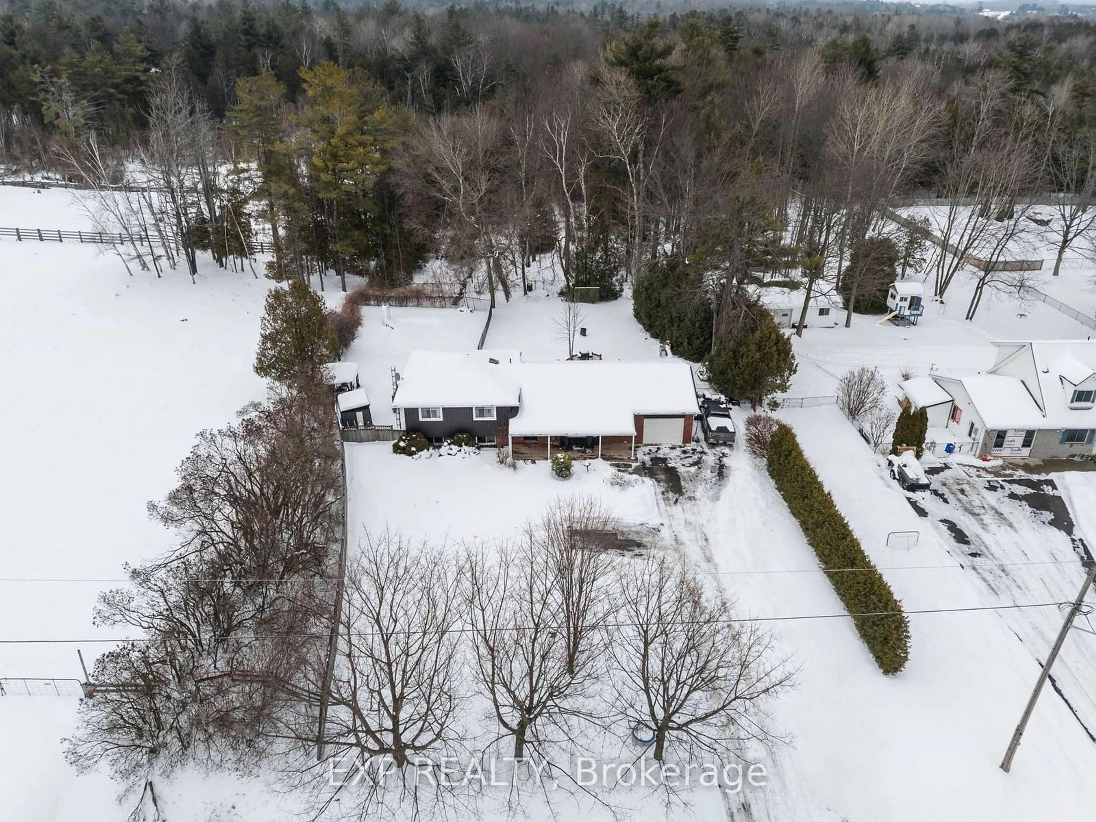 A pic from outside/outdoor area/front of a property/back of a property/a pic from drone, unknown for 201 Clitheroe Rd, Alnwick/Haldimand Ontario K0K 2G0