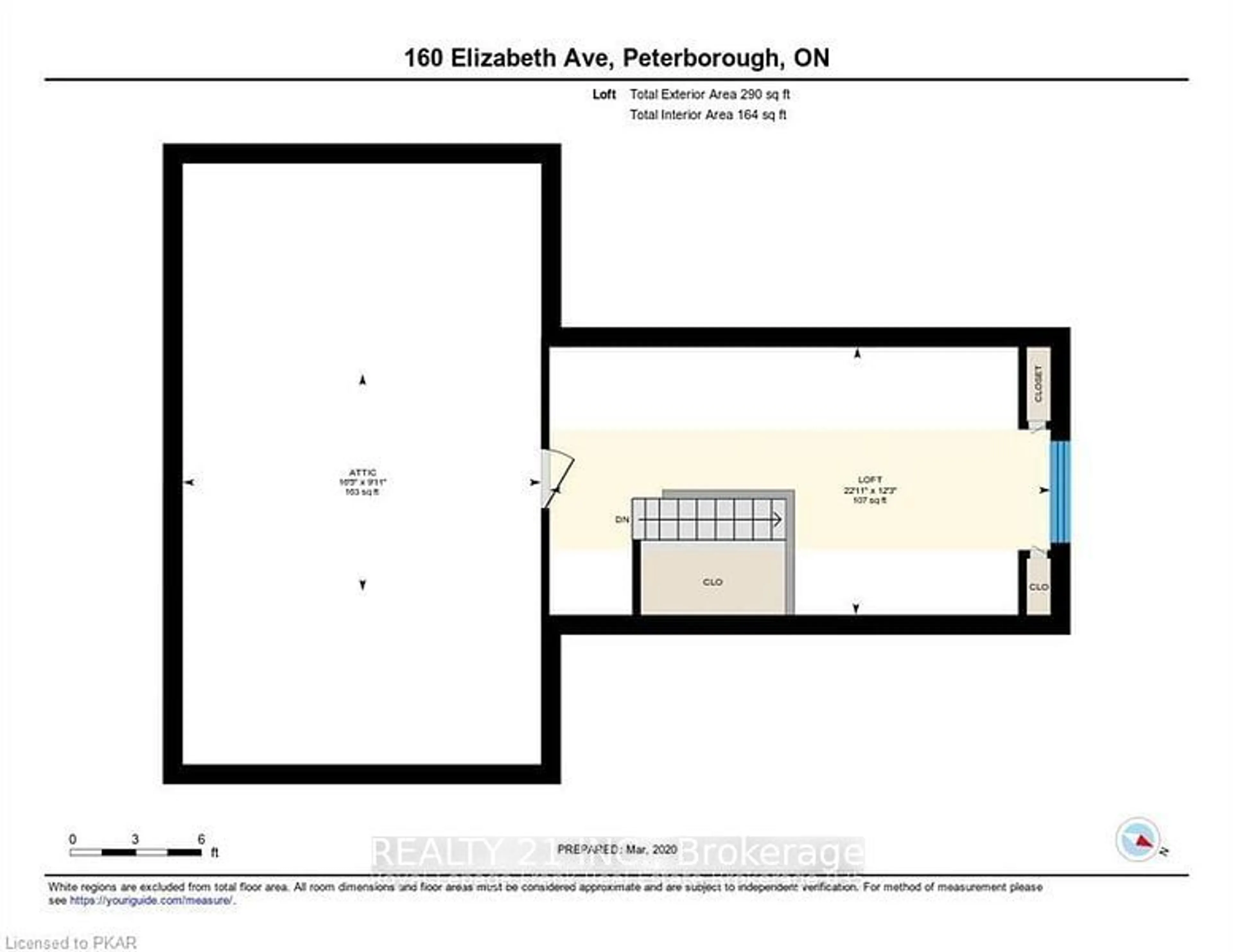 Floor plan for 160 Elizabeth Ave, Peterborough Ontario K9H 5E3