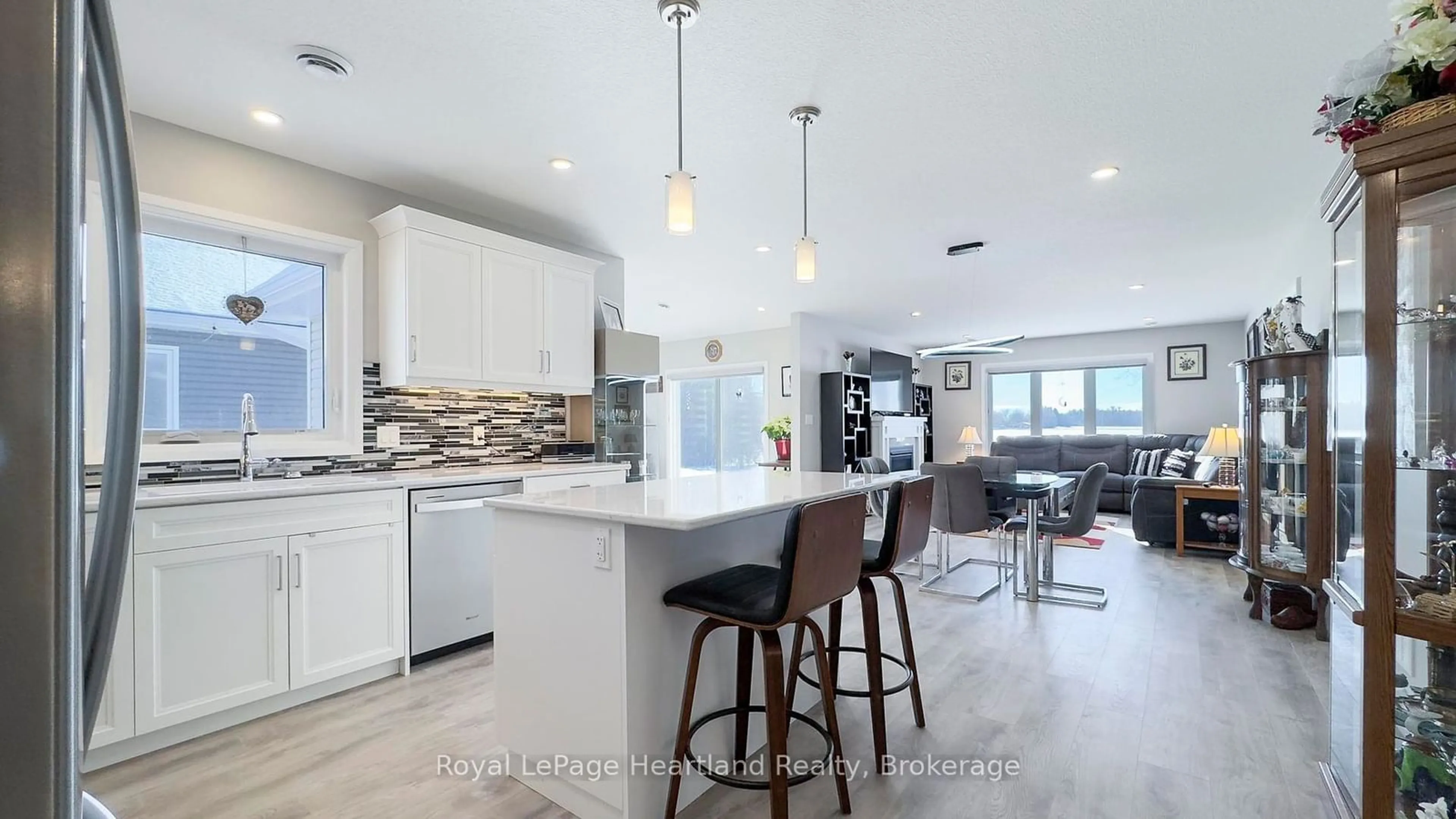 Open concept kitchen, ceramic/tile floor for 273 Lake Breeze Dr, Ashfield-Colborne-Wawanosh Ontario N7A 3Y3