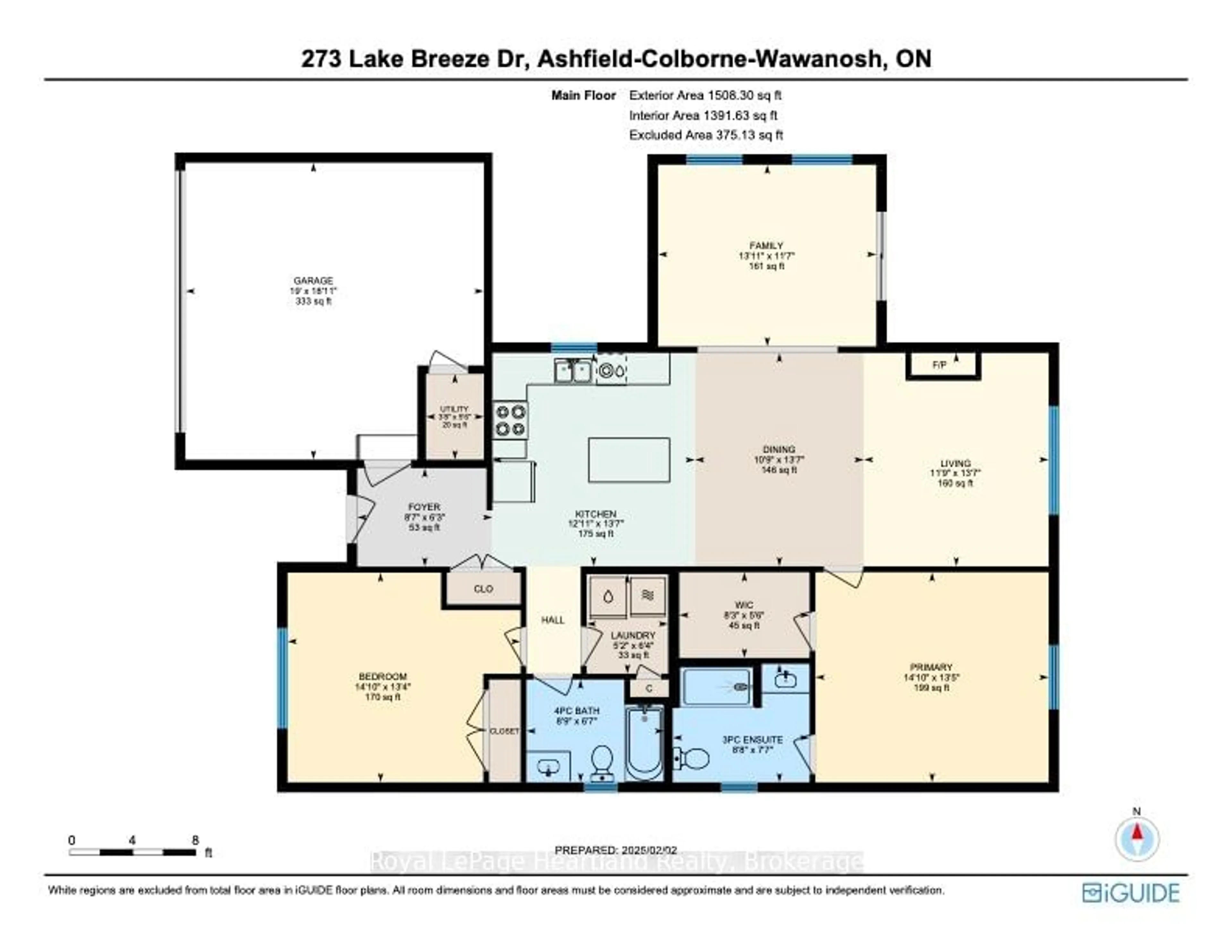 Floor plan for 273 Lake Breeze Dr, Ashfield-Colborne-Wawanosh Ontario N7A 3Y3