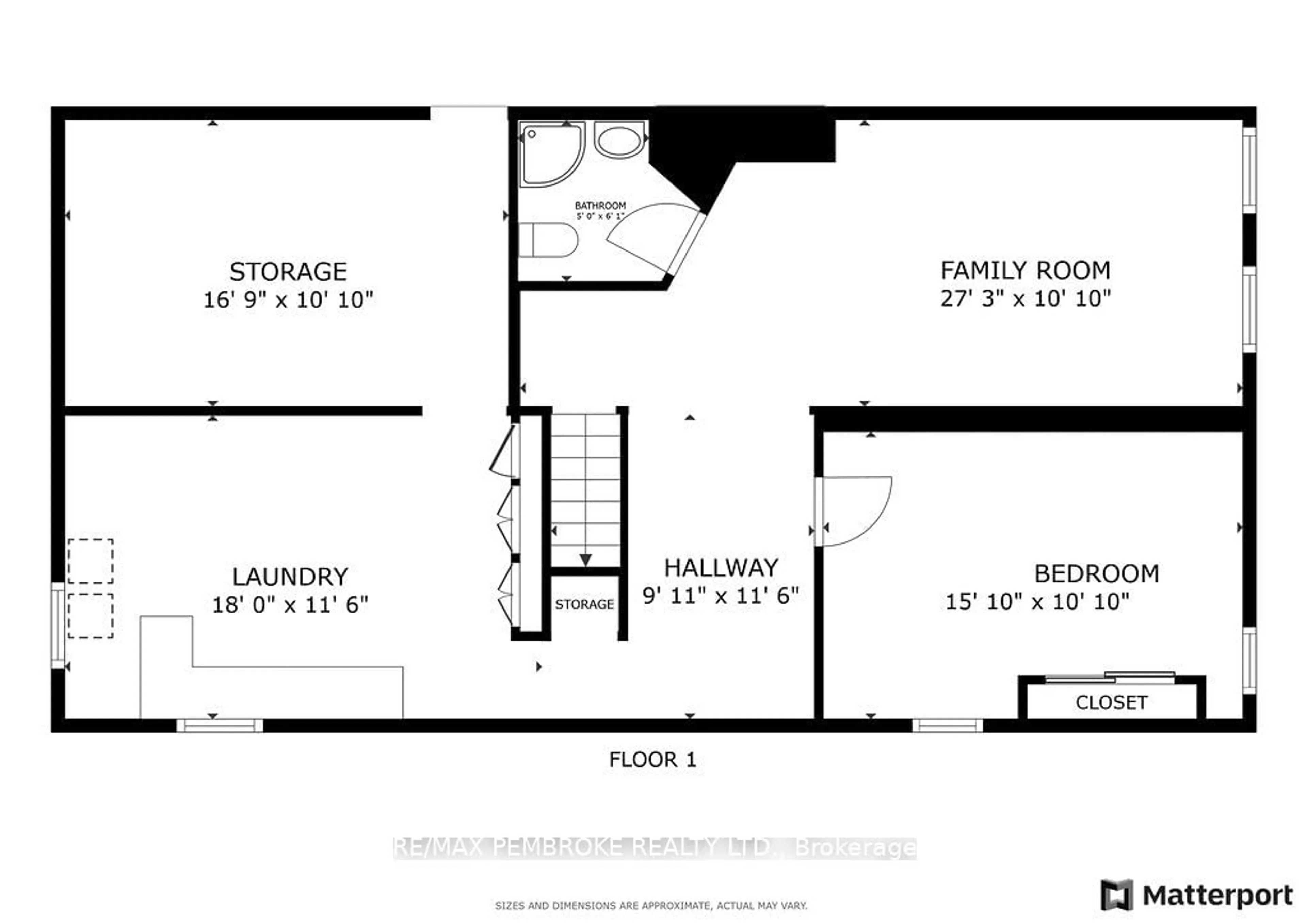 Floor plan for 36 Labine Cres, Petawawa Ontario K8H 2J2