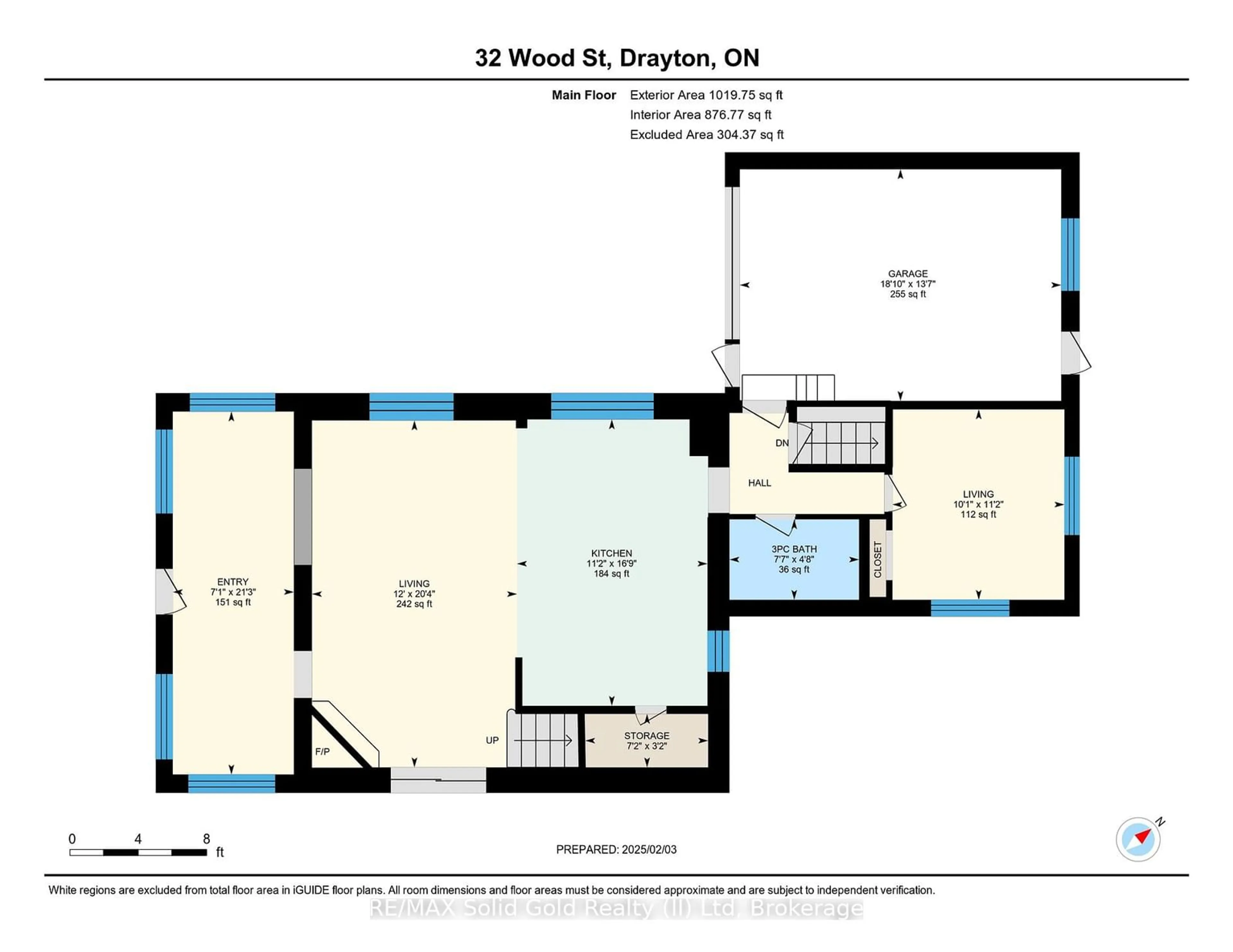 Floor plan for 32 Wood St, Mapleton Ontario N0G 1P0