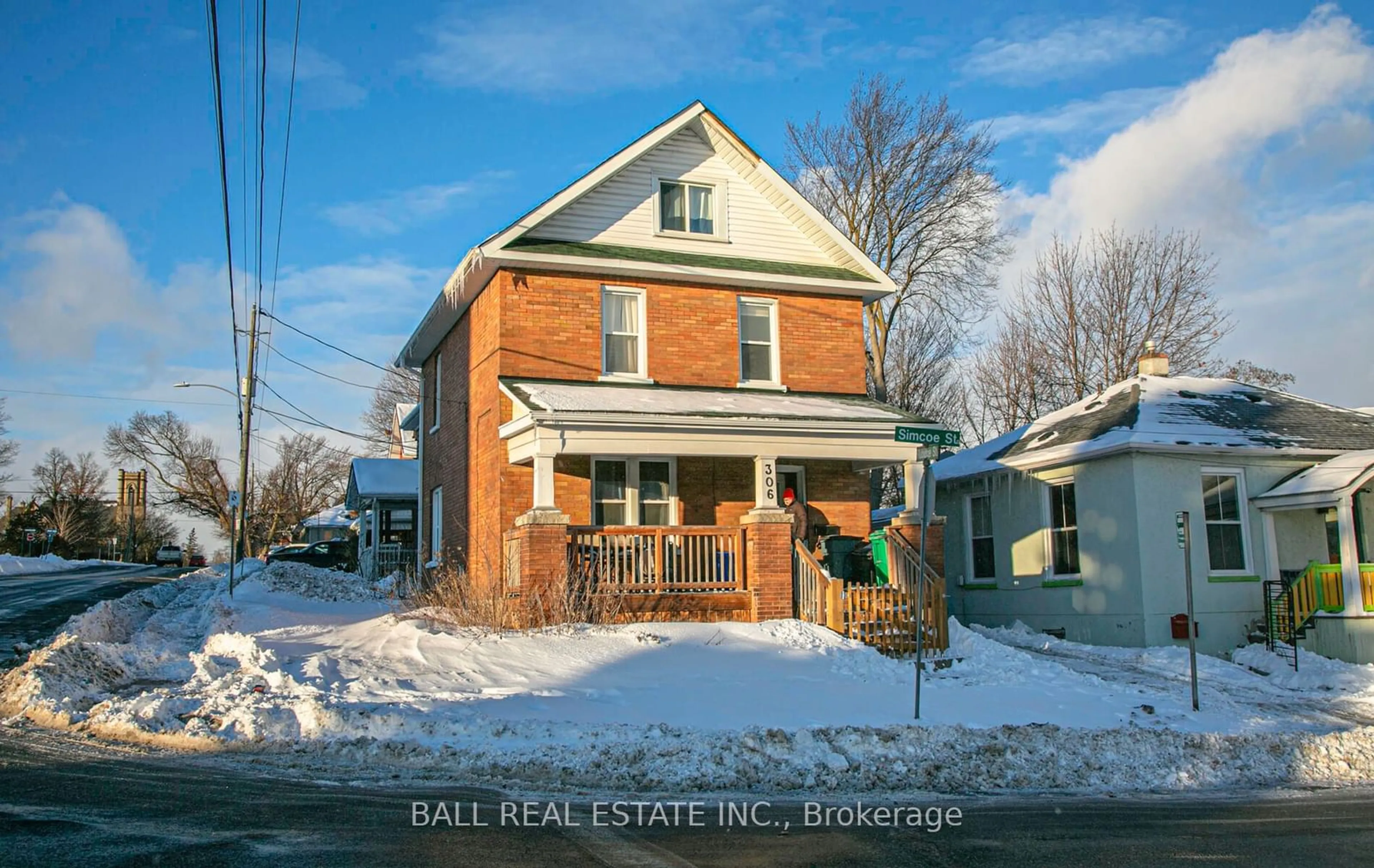 Home with brick exterior material, street for 306 Simcoe St, Peterborough Ontario K9H 2J3