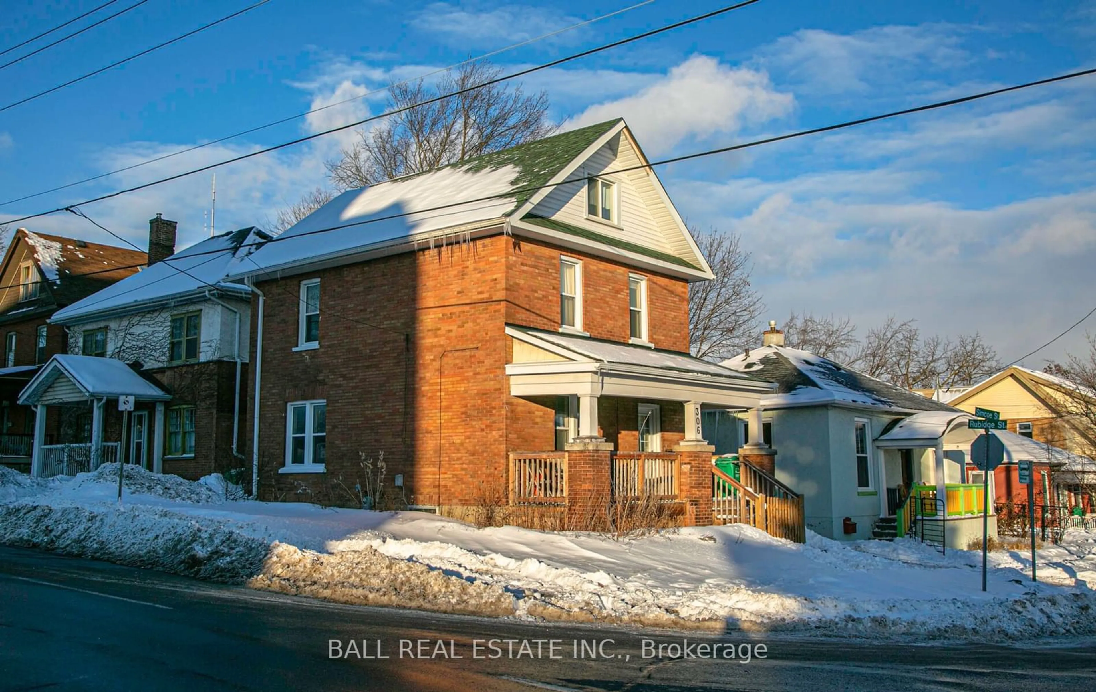 Home with brick exterior material, street for 306 Simcoe St, Peterborough Ontario K9H 2J3