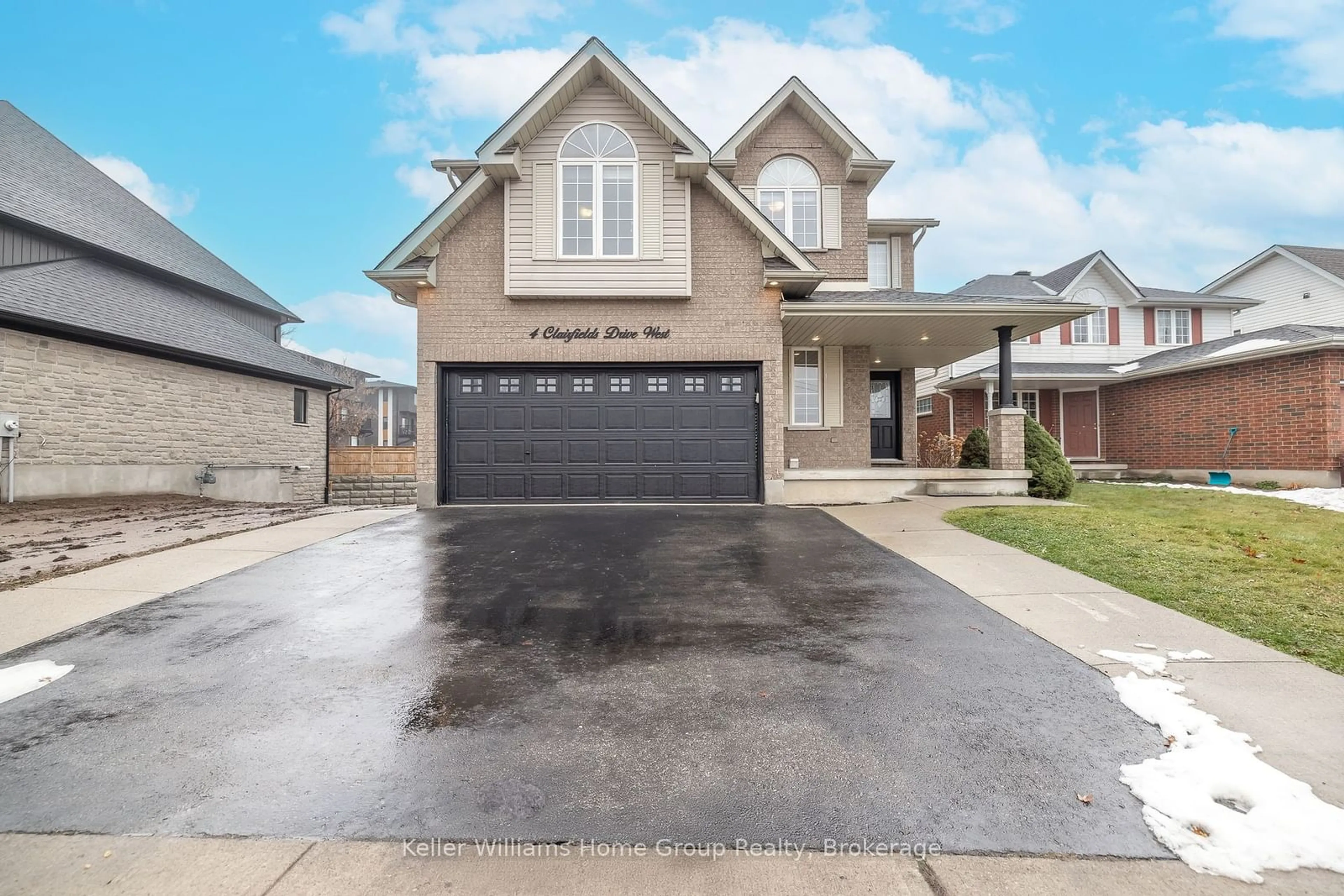 Home with brick exterior material, street for 4 CLAIRFIELDS Dr, Guelph Ontario N1G 5H5