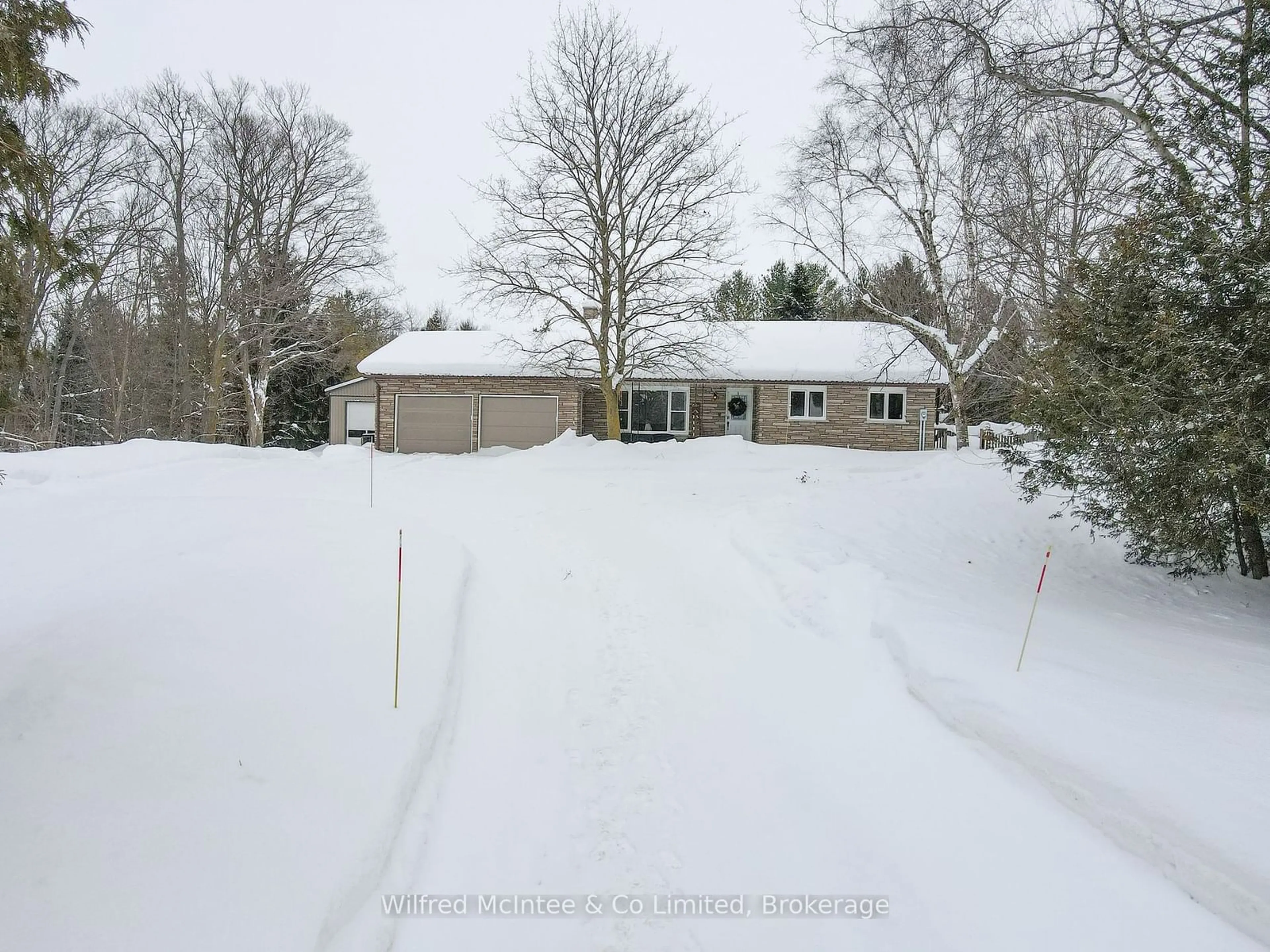 A pic from outside/outdoor area/front of a property/back of a property/a pic from drone, street for 3408 Bruce Road 1 Rd, Brockton Ontario N0G 2N0