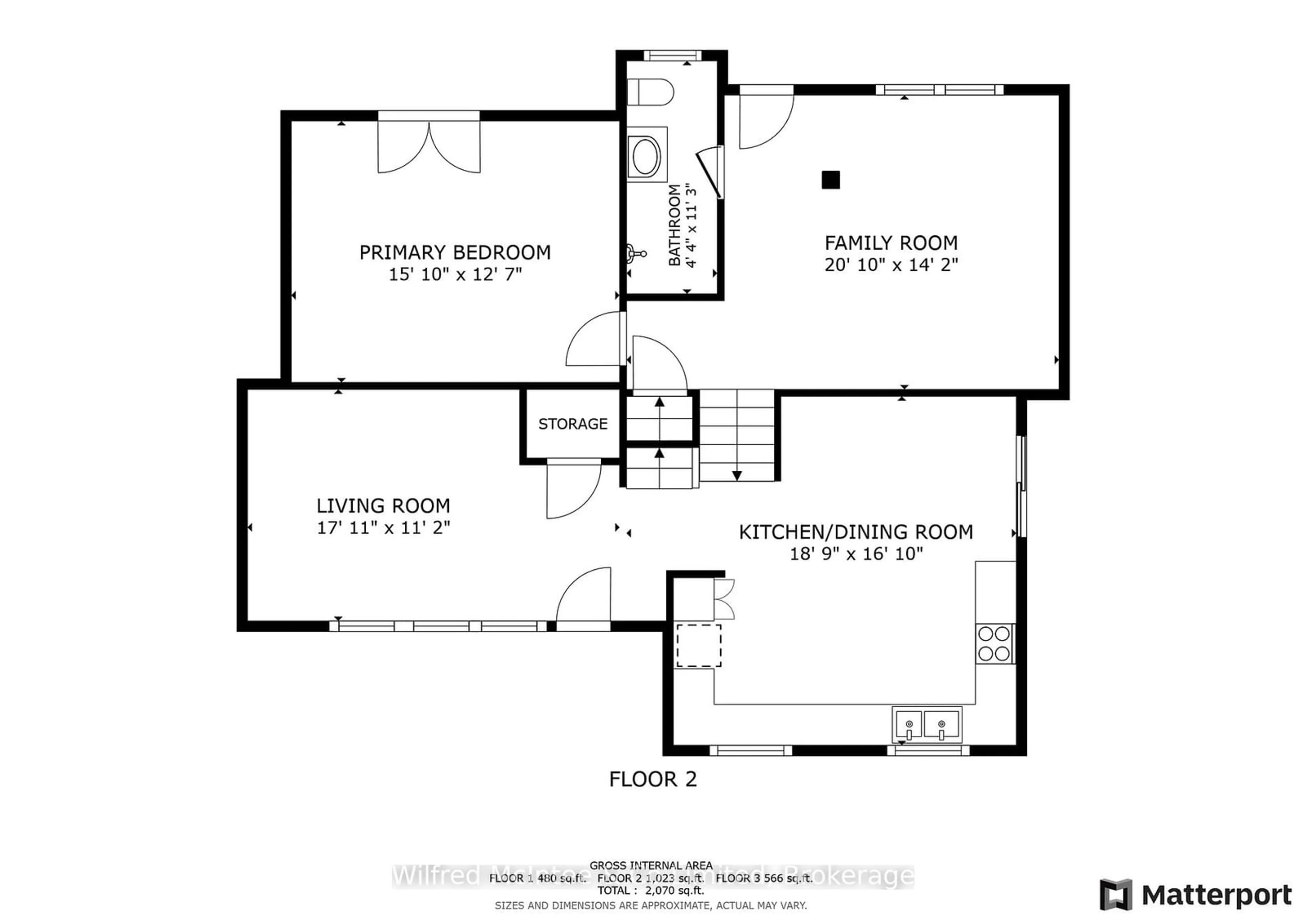 Floor plan for 3408 Bruce Road 1 Rd, Brockton Ontario N0G 2N0