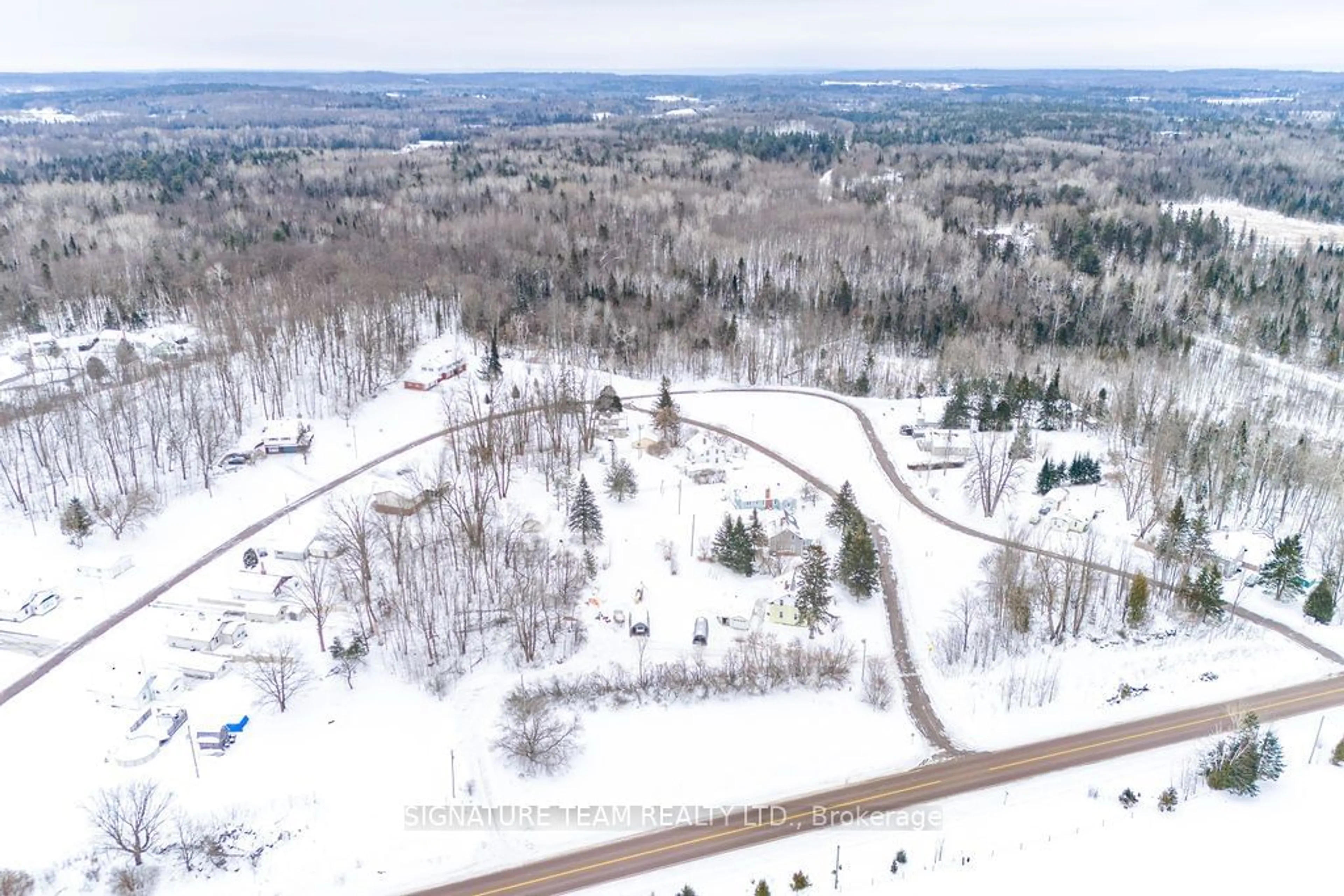 A pic from outside/outdoor area/front of a property/back of a property/a pic from drone, forest/trees view for 7 Tammy Tr, Whitewater Region Ontario K0J 1Y0