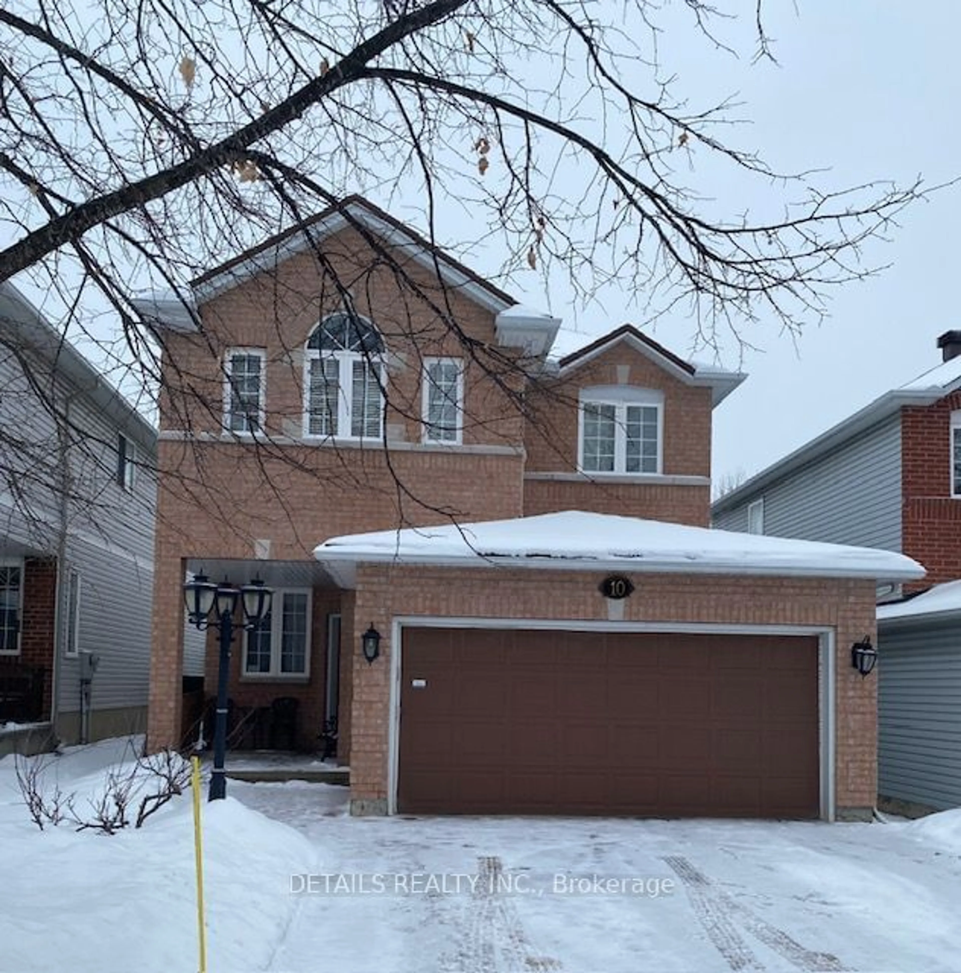 Home with brick exterior material, street for 10 North Harrow Dr, Barrhaven Ontario K2J 4V6