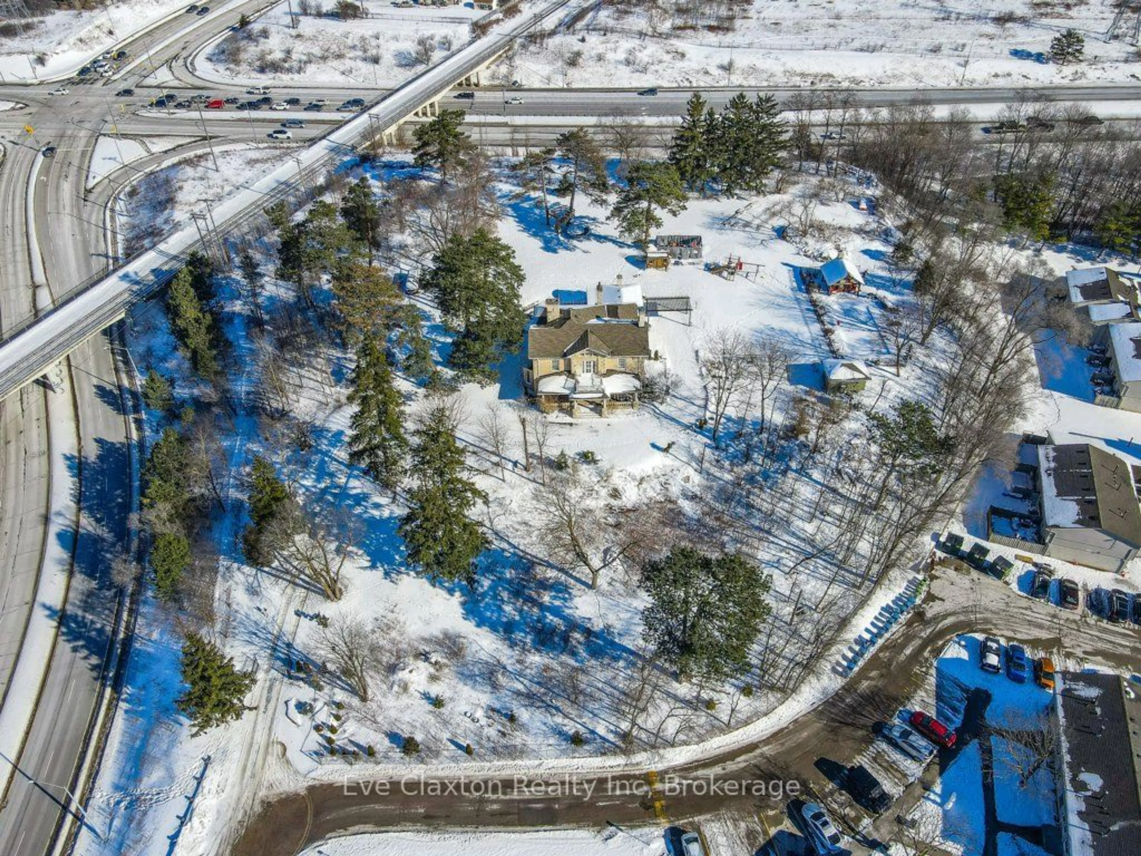 A pic from outside/outdoor area/front of a property/back of a property/a pic from drone, unknown for 646 Paisley Rd, Guelph Ontario N1K 1A4