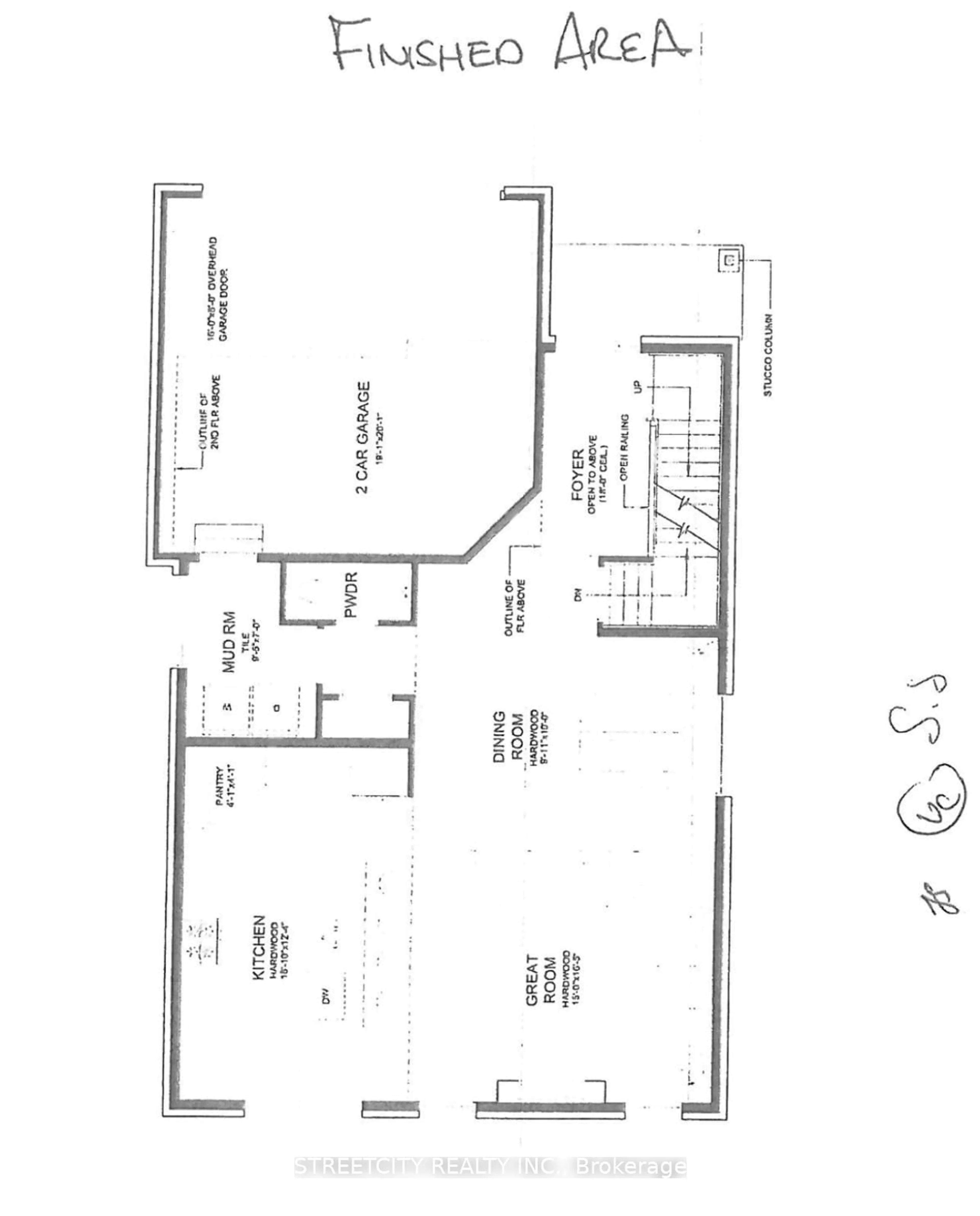 Floor plan for 2248 Bakervilla St, London Ontario N6P 0E5