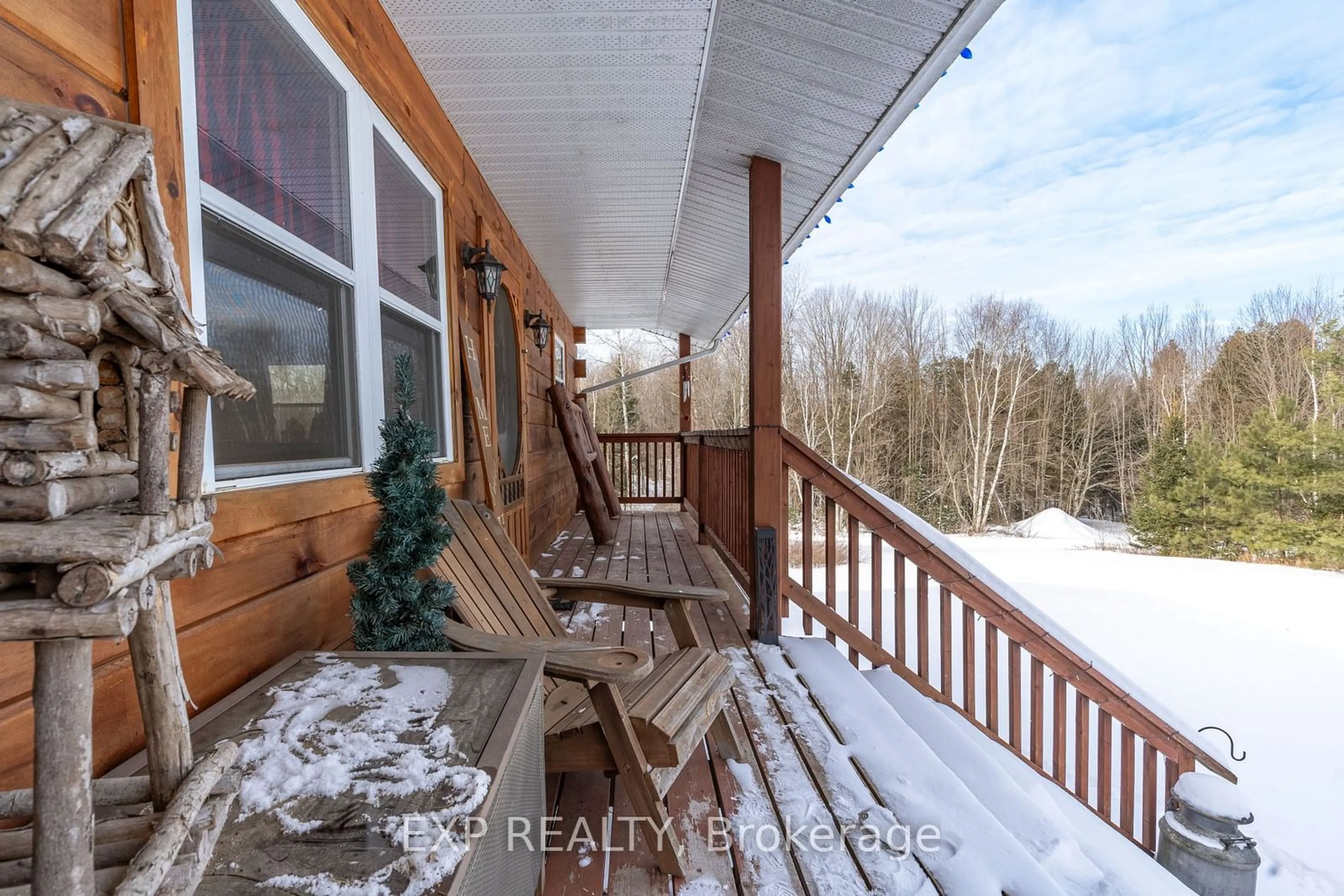 Patio, water/lake/river/ocean view for 1469 Queensborough Rd, Madoc Ontario K0K 2K0