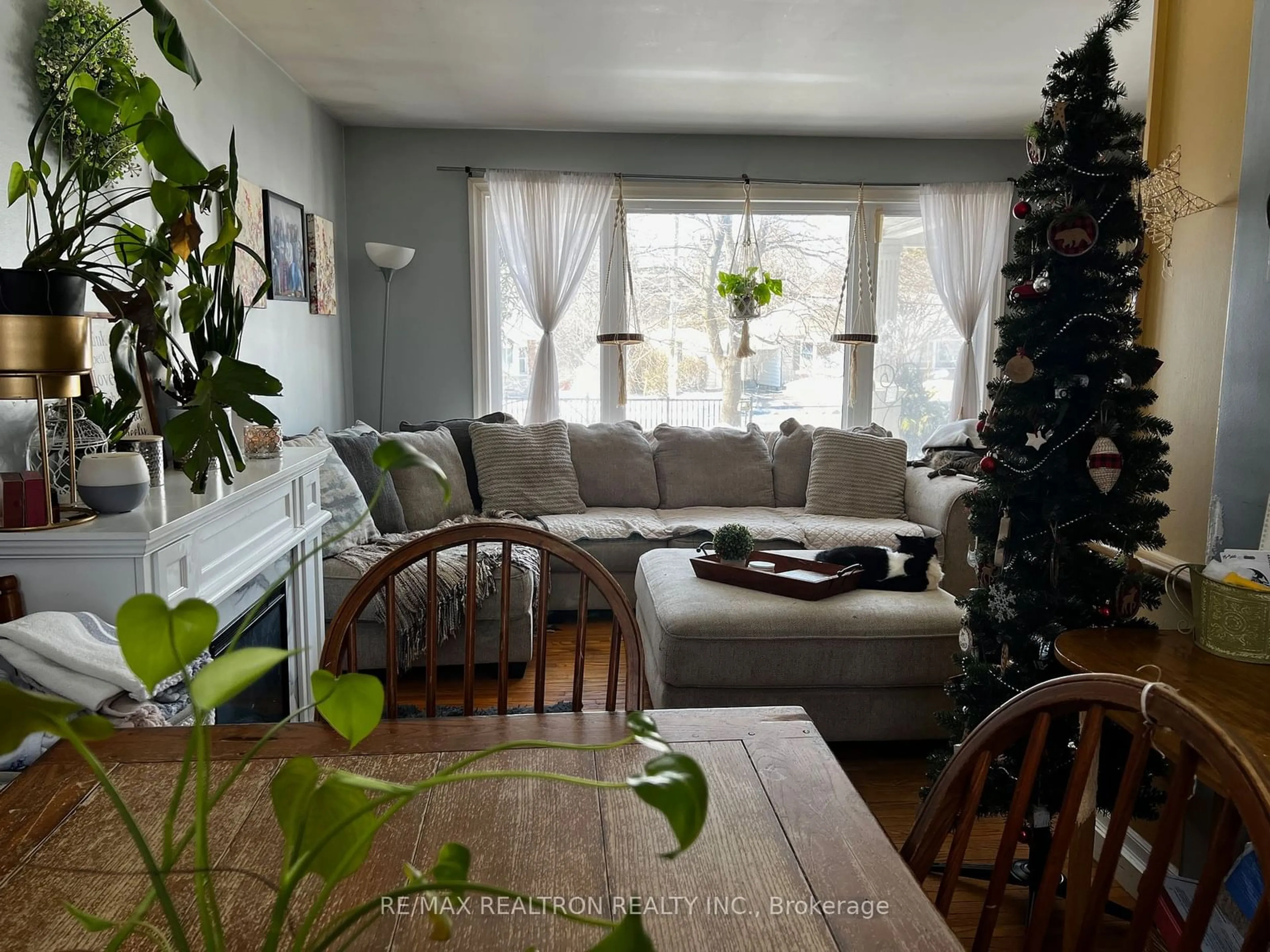 Living room with furniture, wood/laminate floor for 73 Young St, Brighton Ontario K0K 1H0