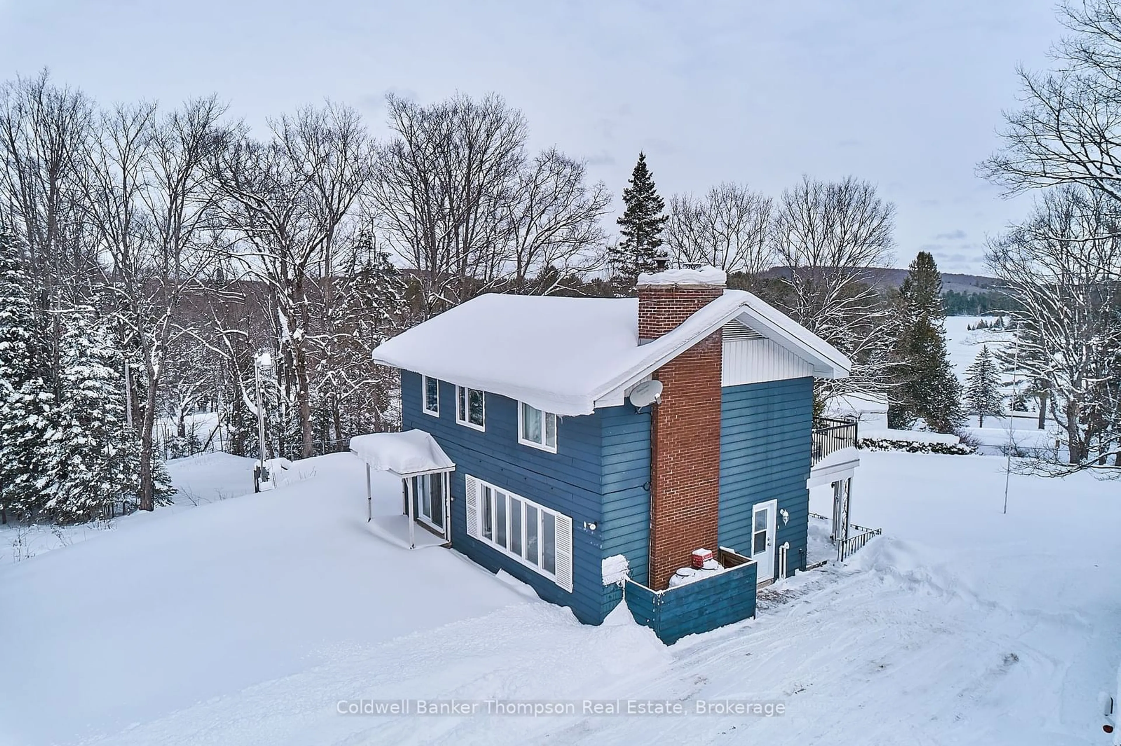 A pic from outside/outdoor area/front of a property/back of a property/a pic from drone, street for 51 Gibson Rd, Perry Ontario P0A 1J0