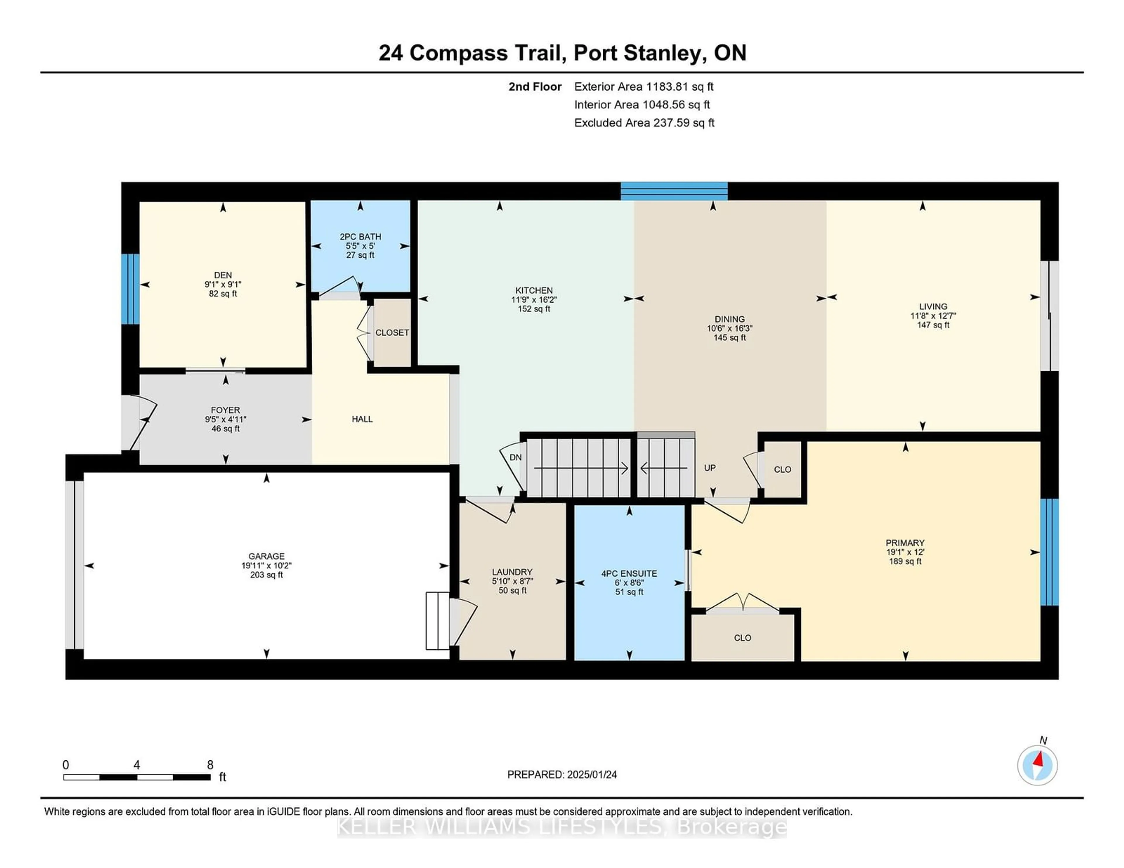 Floor plan for 24 Compass Tr, Central Elgin Ontario N5L 0B4