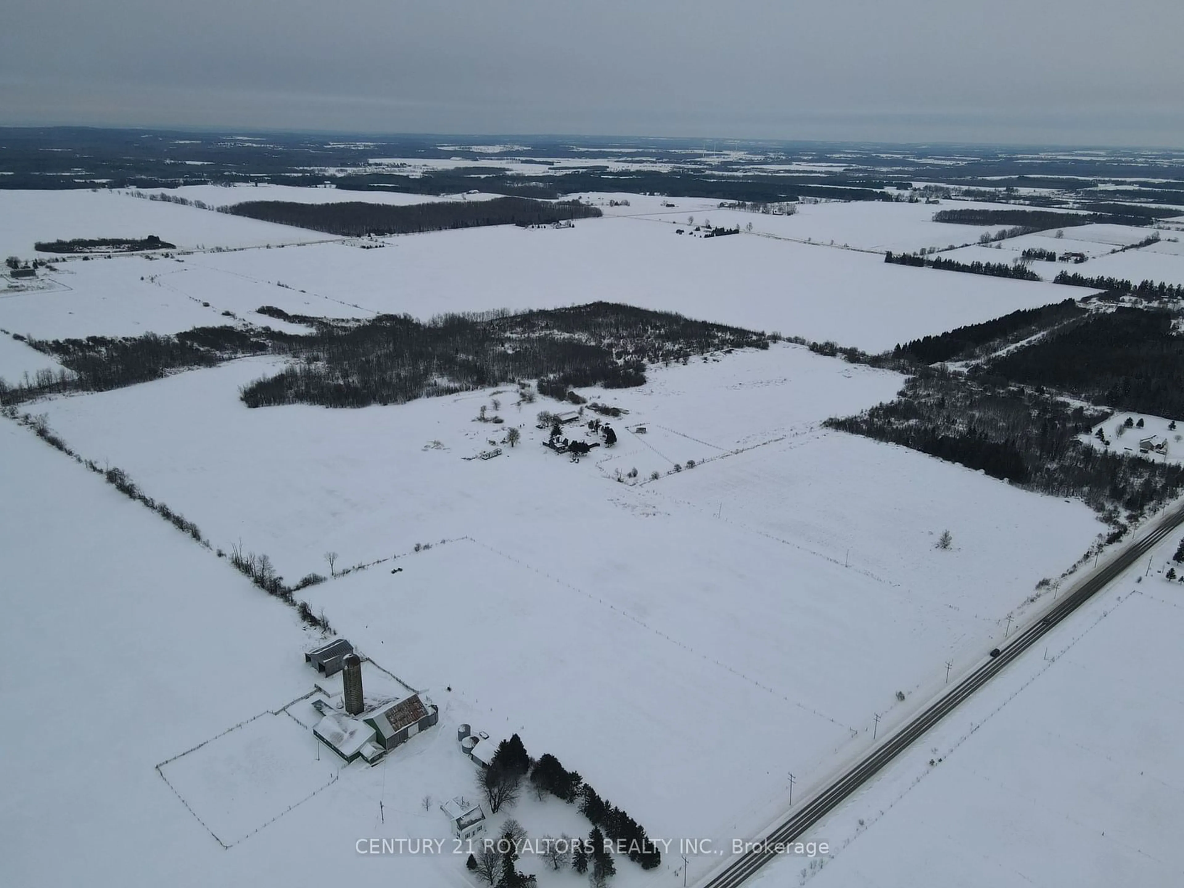 A pic from outside/outdoor area/front of a property/back of a property/a pic from drone, unknown for 395413 County Rd, Amaranth Ontario L0N 1S5