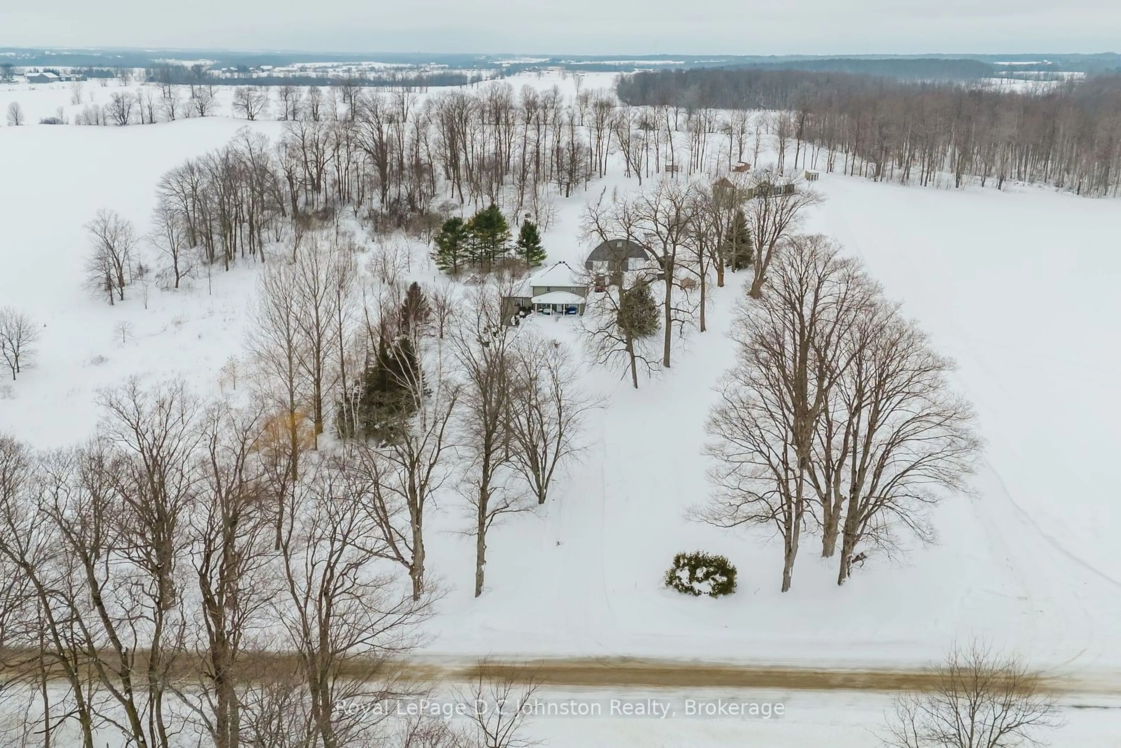 A pic from outside/outdoor area/front of a property/back of a property/a pic from drone, forest/trees view for 89 Sideroad 5, Arran-Elderslie Ontario N0H 2L0