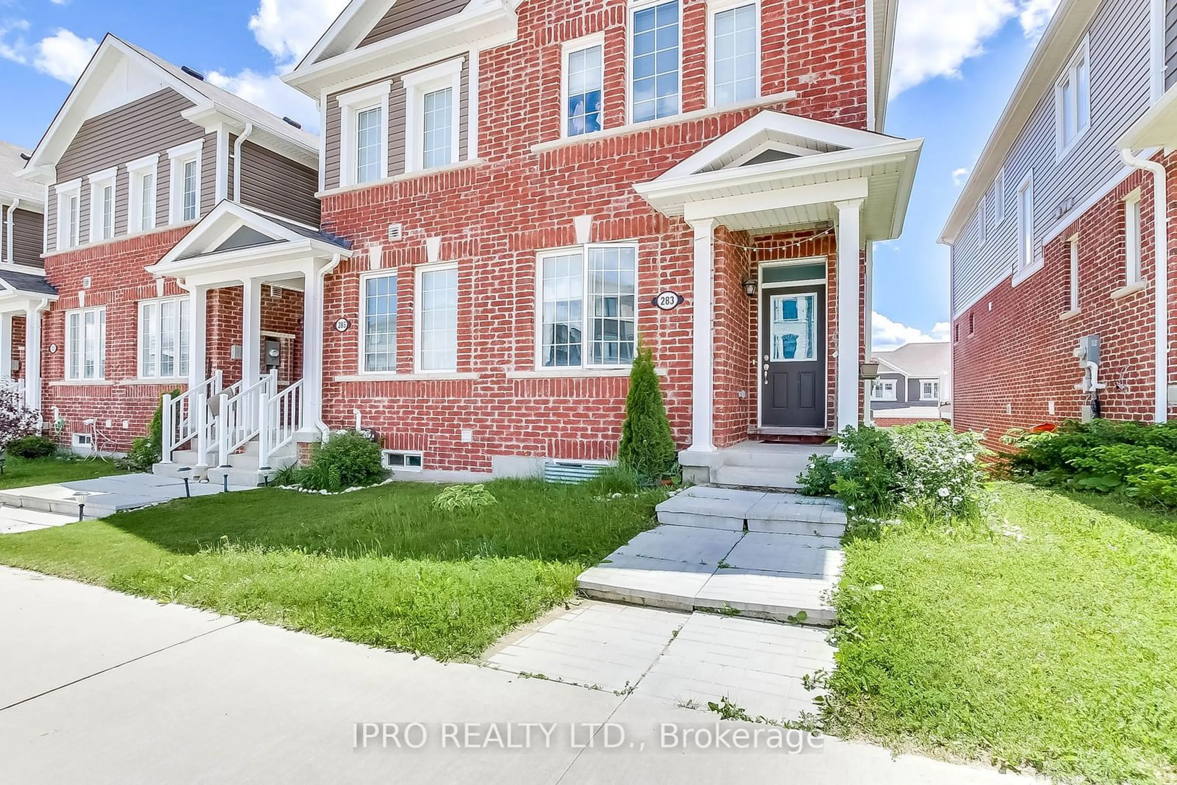 Home with brick exterior material, street for 283 Equestrian Way, Cambridge Ontario N3E 0C7