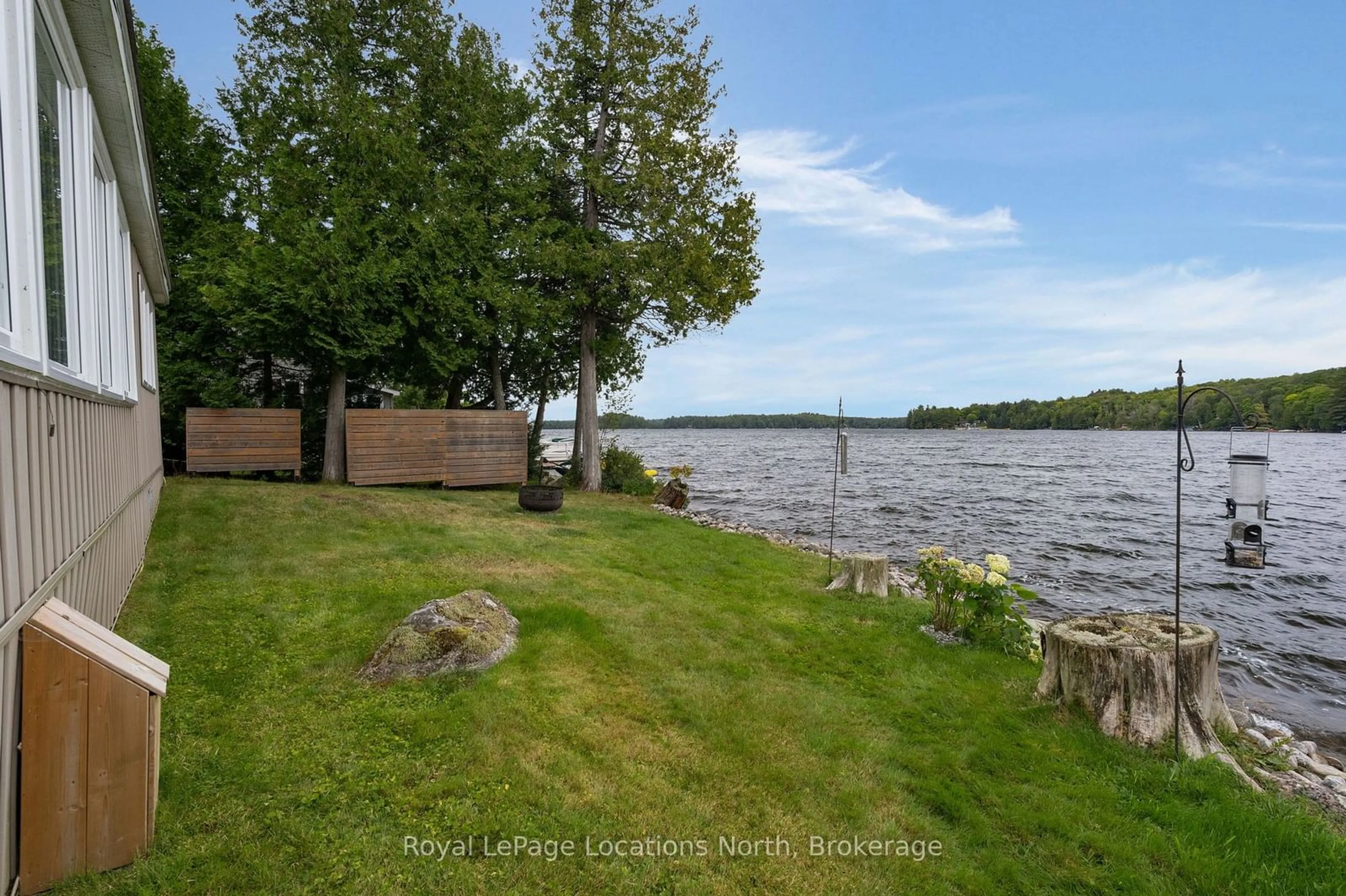 Patio, water/lake/river/ocean view for 1433 South Horn Lk Rd, Ryerson Ontario P0A 1C0