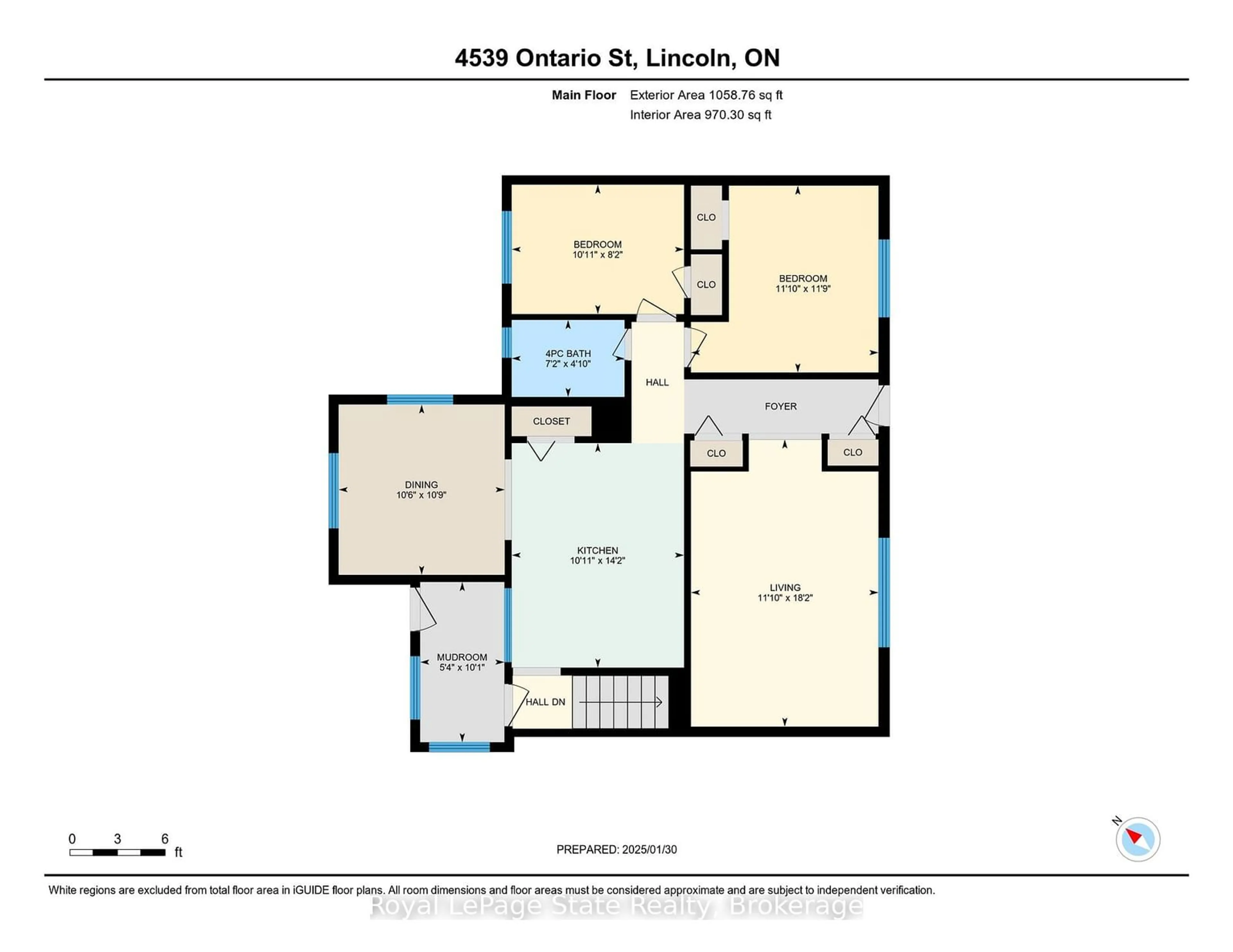 Floor plan for 4539 Ontario St, Lincoln Ontario L0R 1B5
