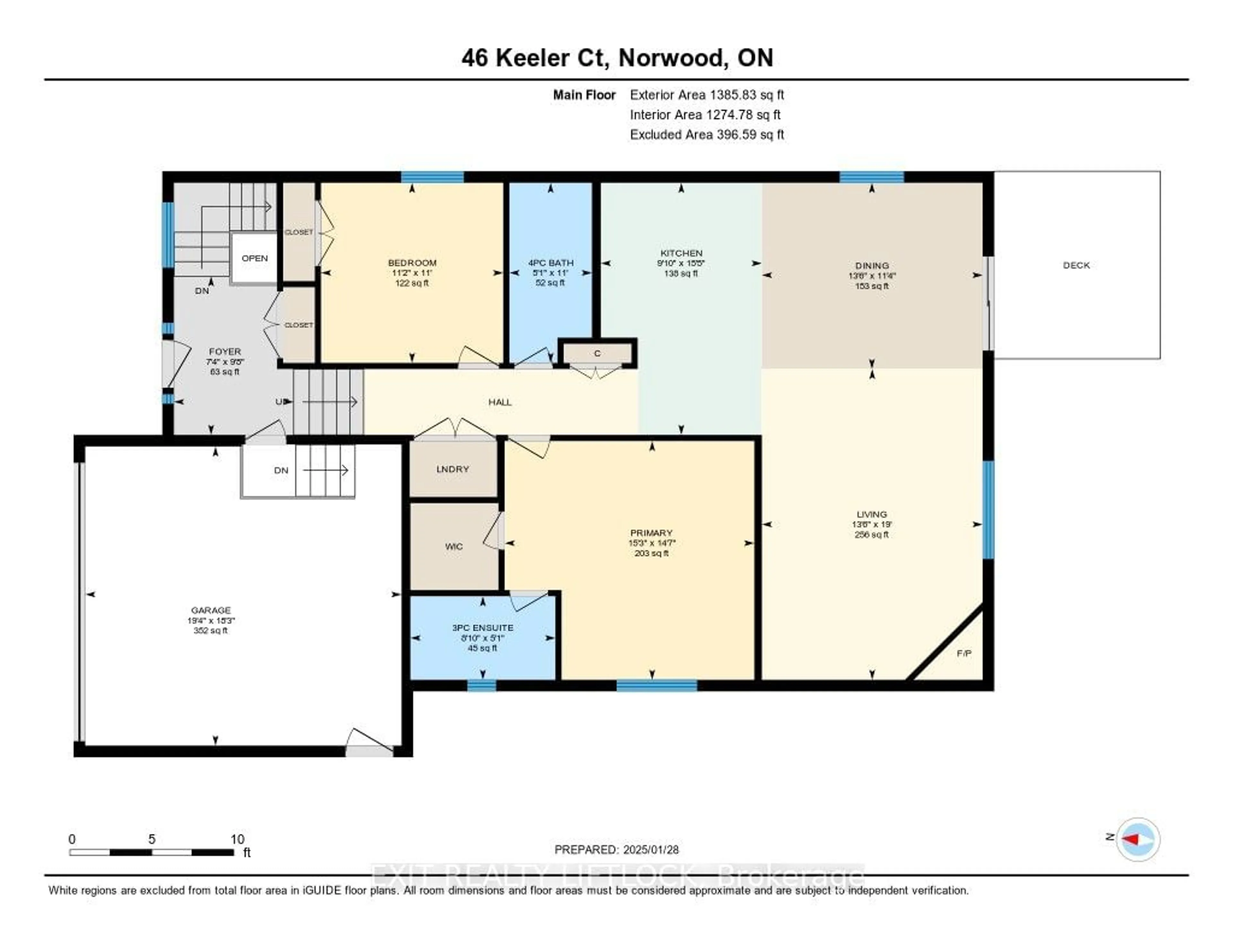 Floor plan for 46 Keeler Crt, Asphodel-Norwood Ontario K0L 2V0